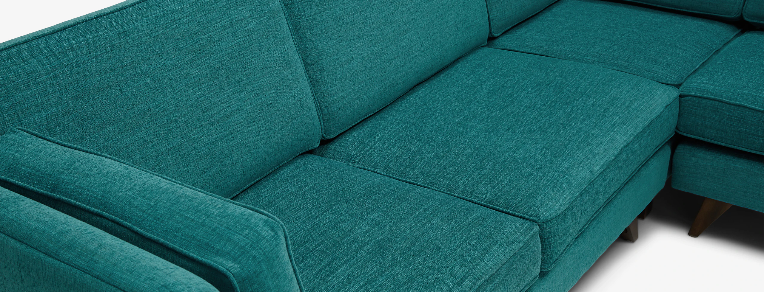 Roller Corner Sectional Lucky Turquoise