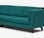 Roller Corner Sectional Lucky Turquoise