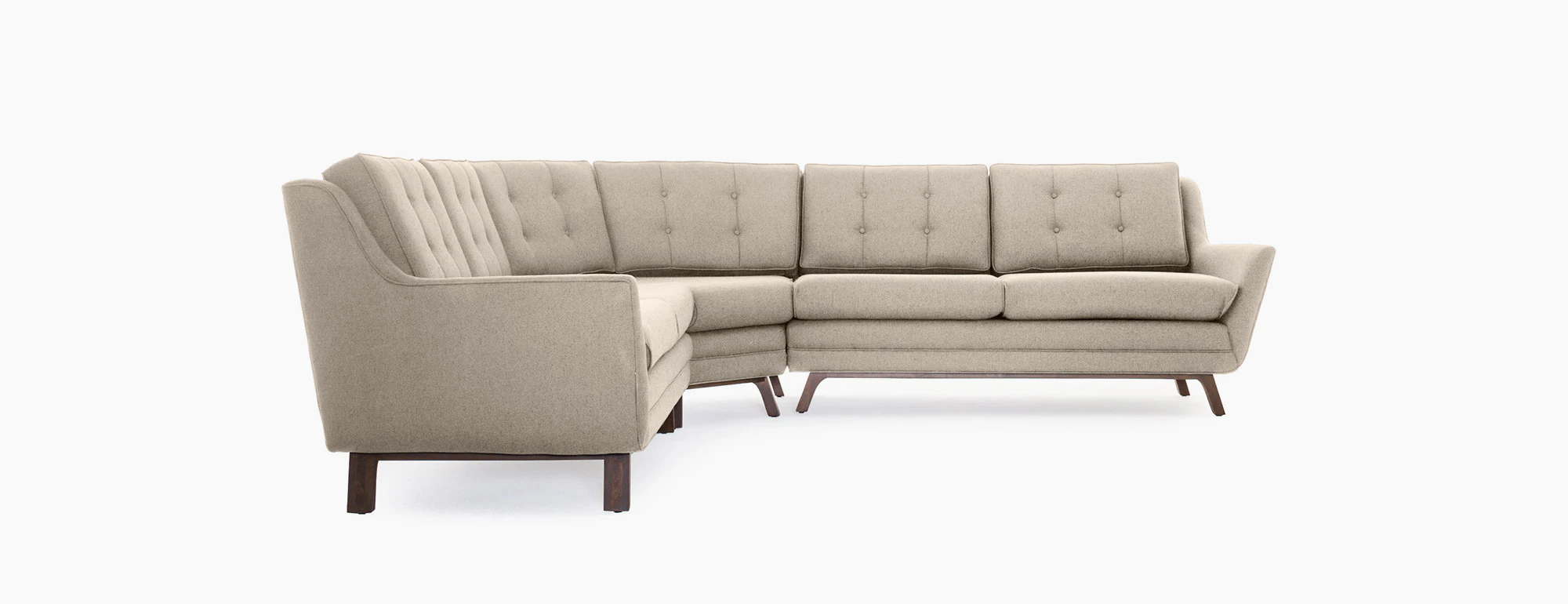 hero eastwood round corner sectional