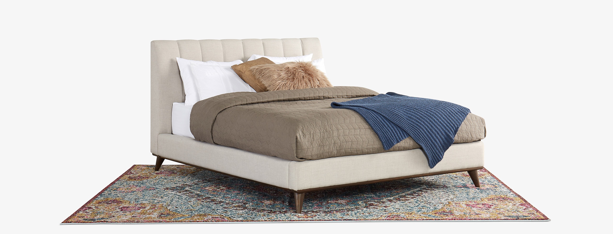 Hughes Bed Bennet Moon Mocha hero