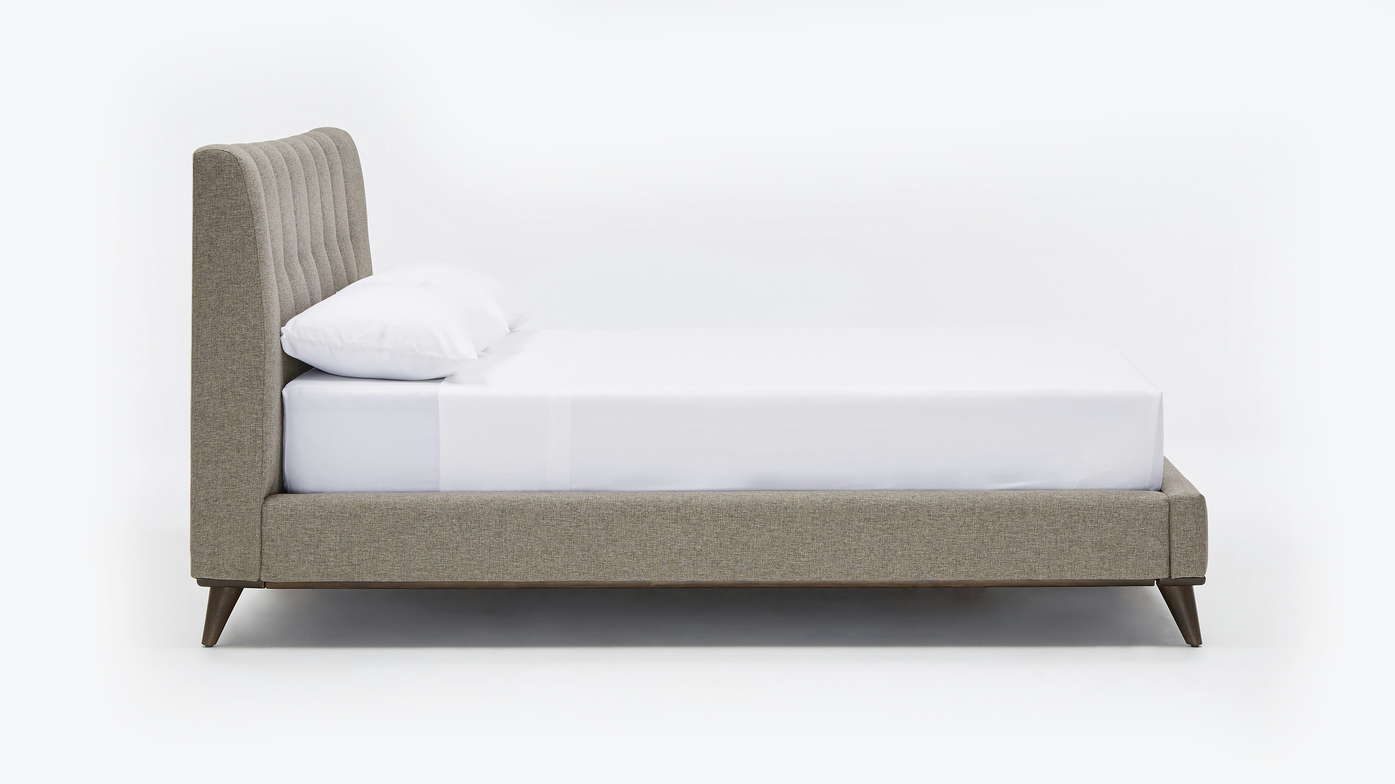 Hughes Bed Taylor Felt Grey