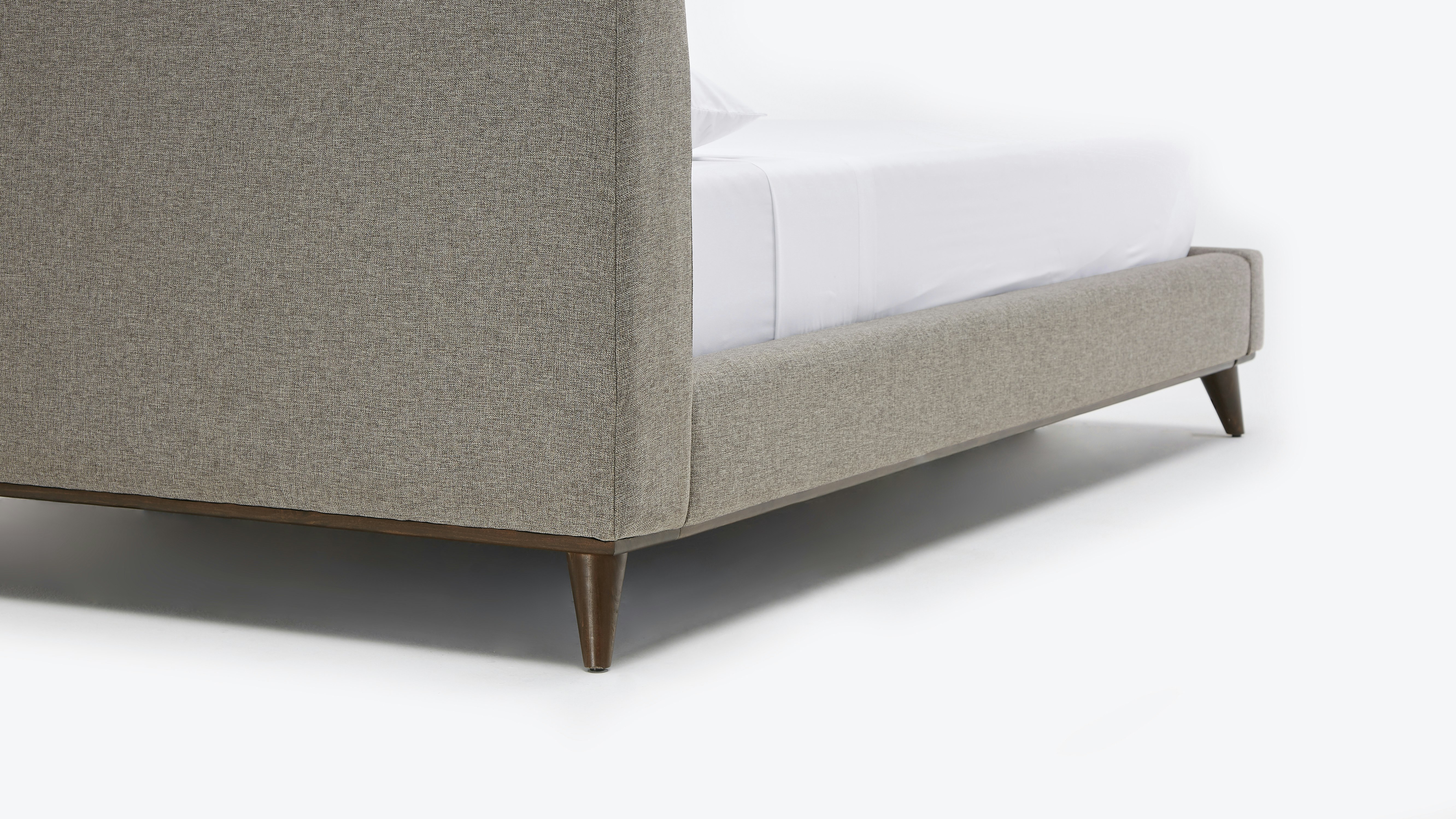 Hughes Bed Taylor Felt Grey