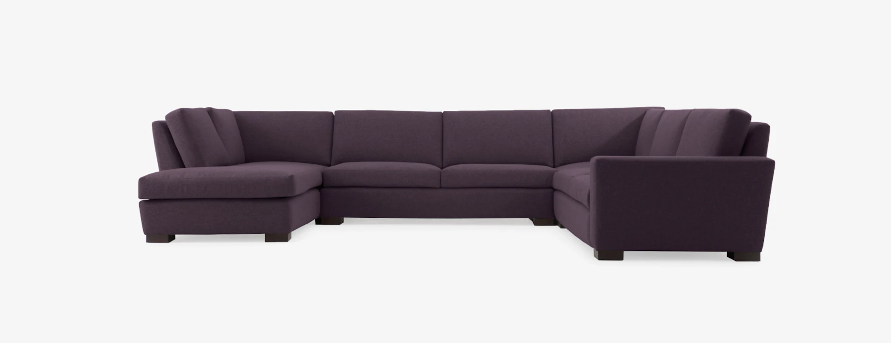 Anton U-Sofa Bumper Sectional (4 piece)