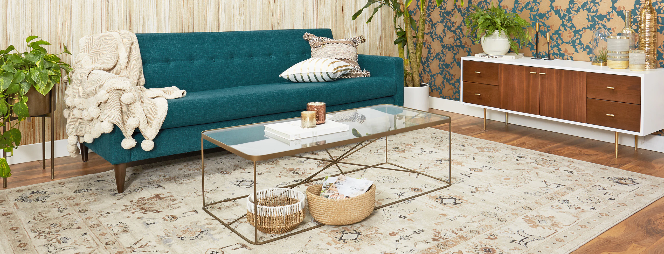 Hero Korver Sofa Key Largo Zenith Teal