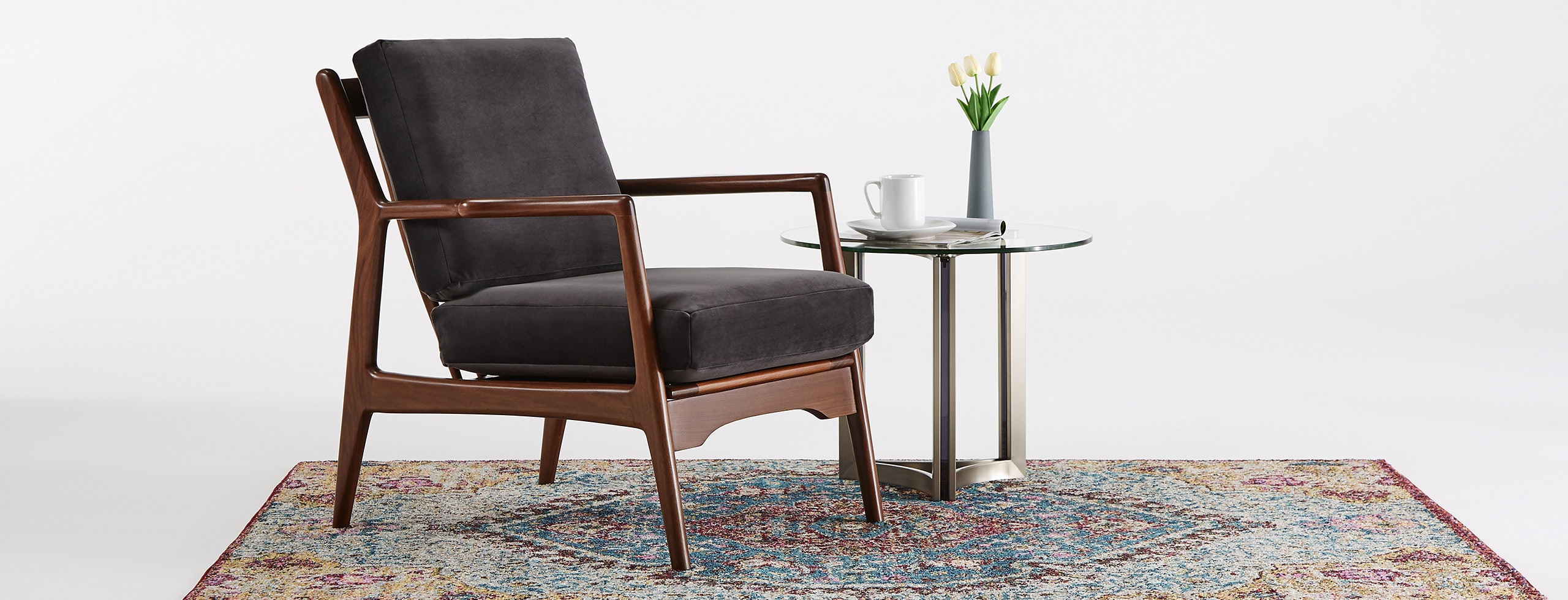 Collins Chair Royale Gunmetal