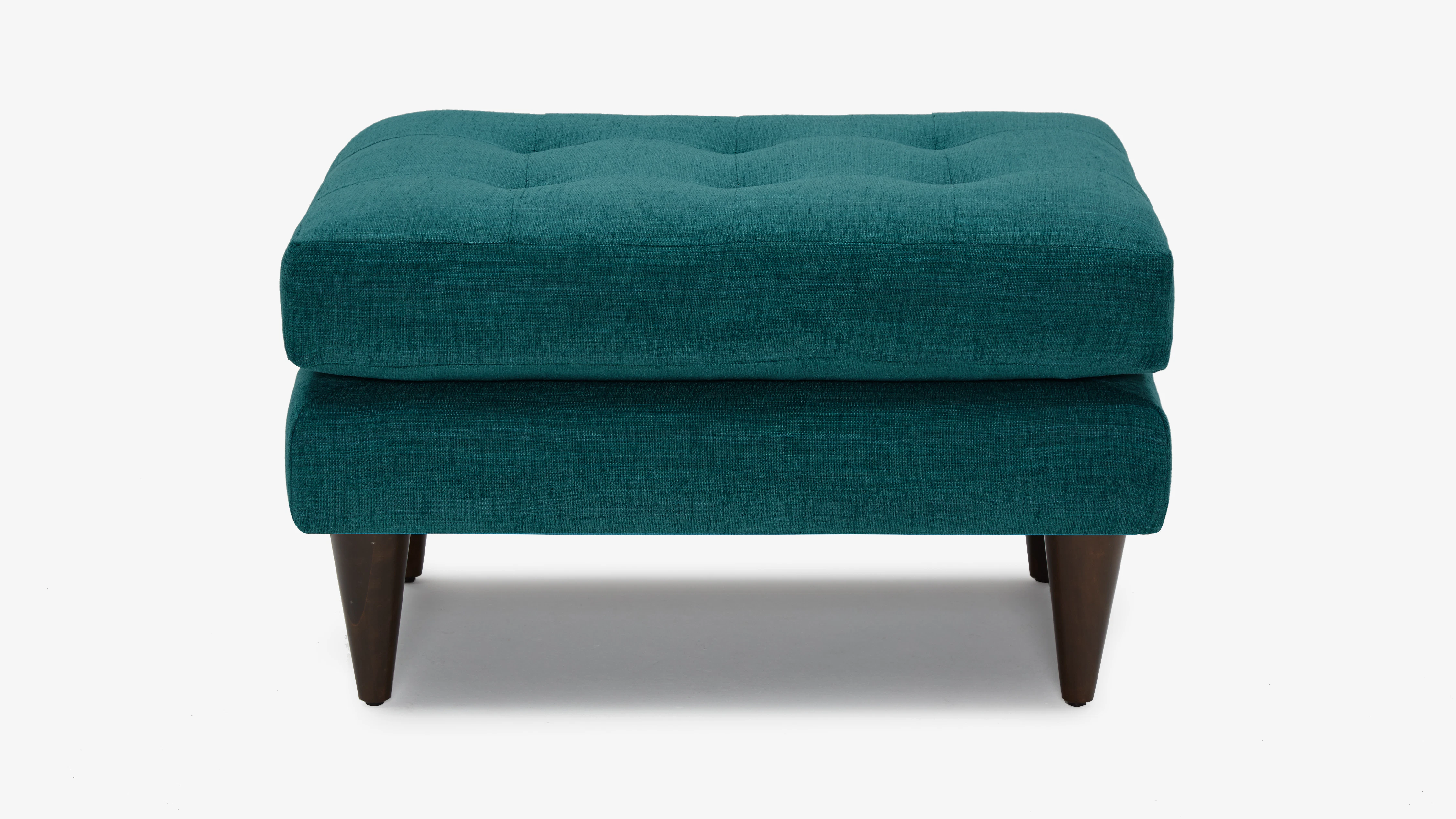 Eliot Ottoman Lucky Turquoise