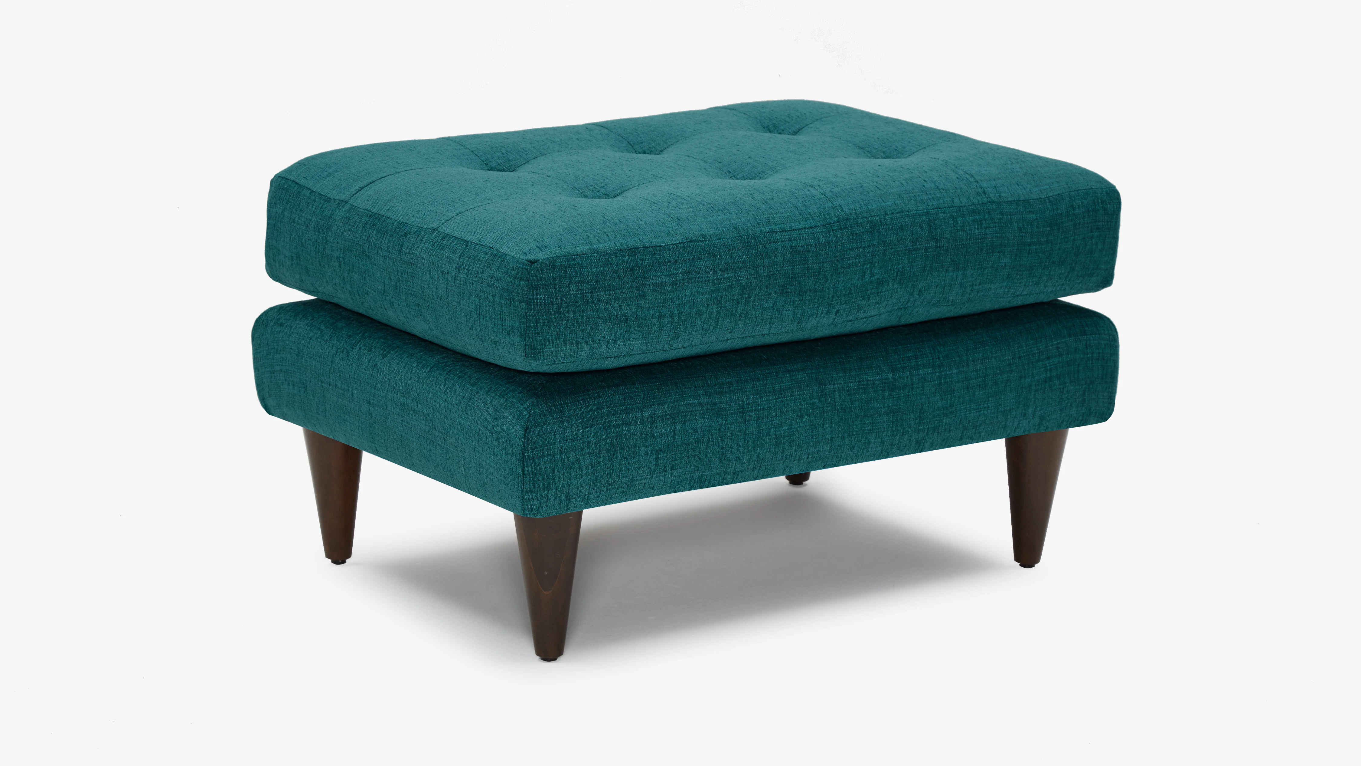 Eliot Ottoman Lucky Turquoise
