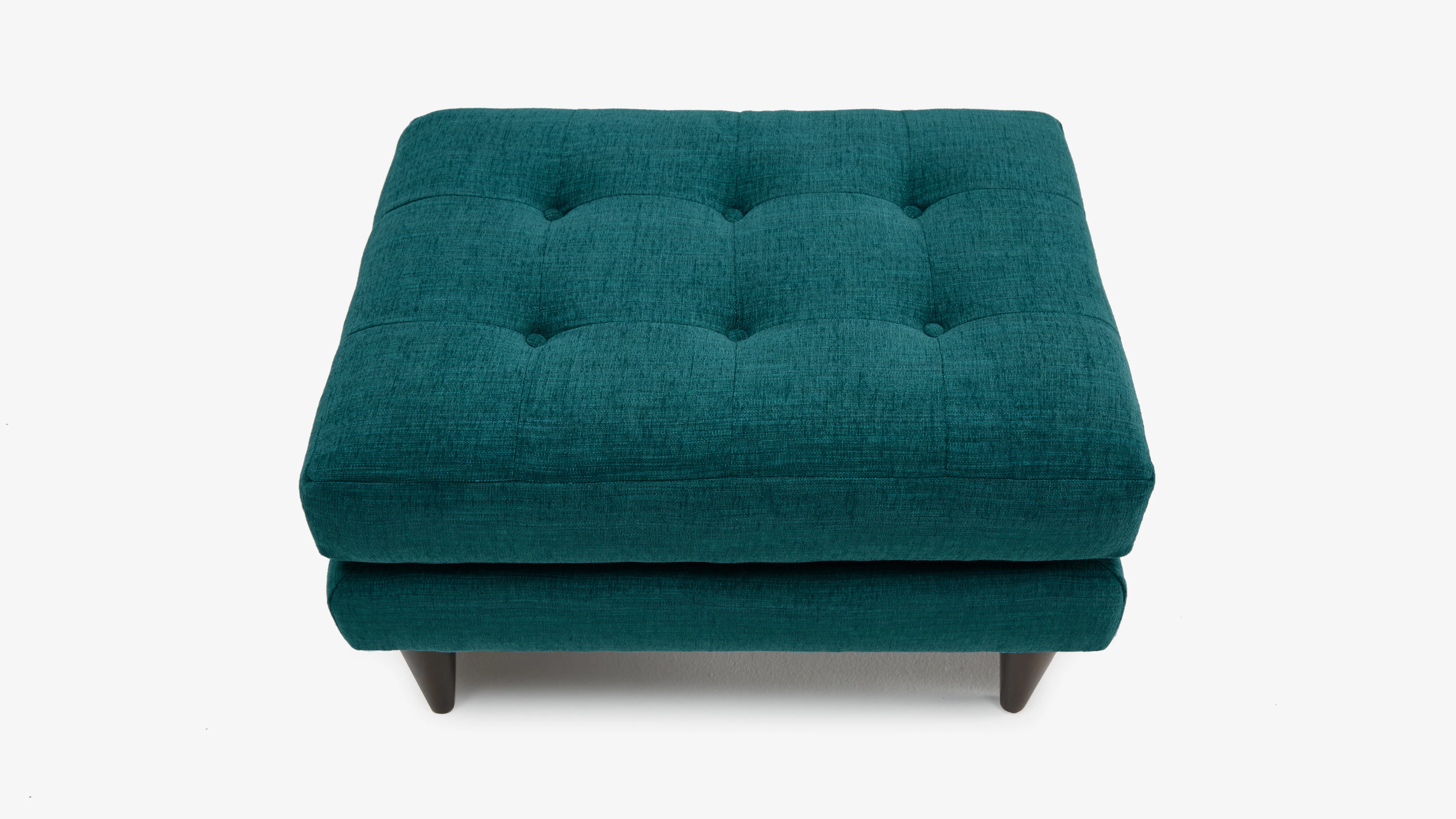 Eliot Ottoman Lucky Turquoise