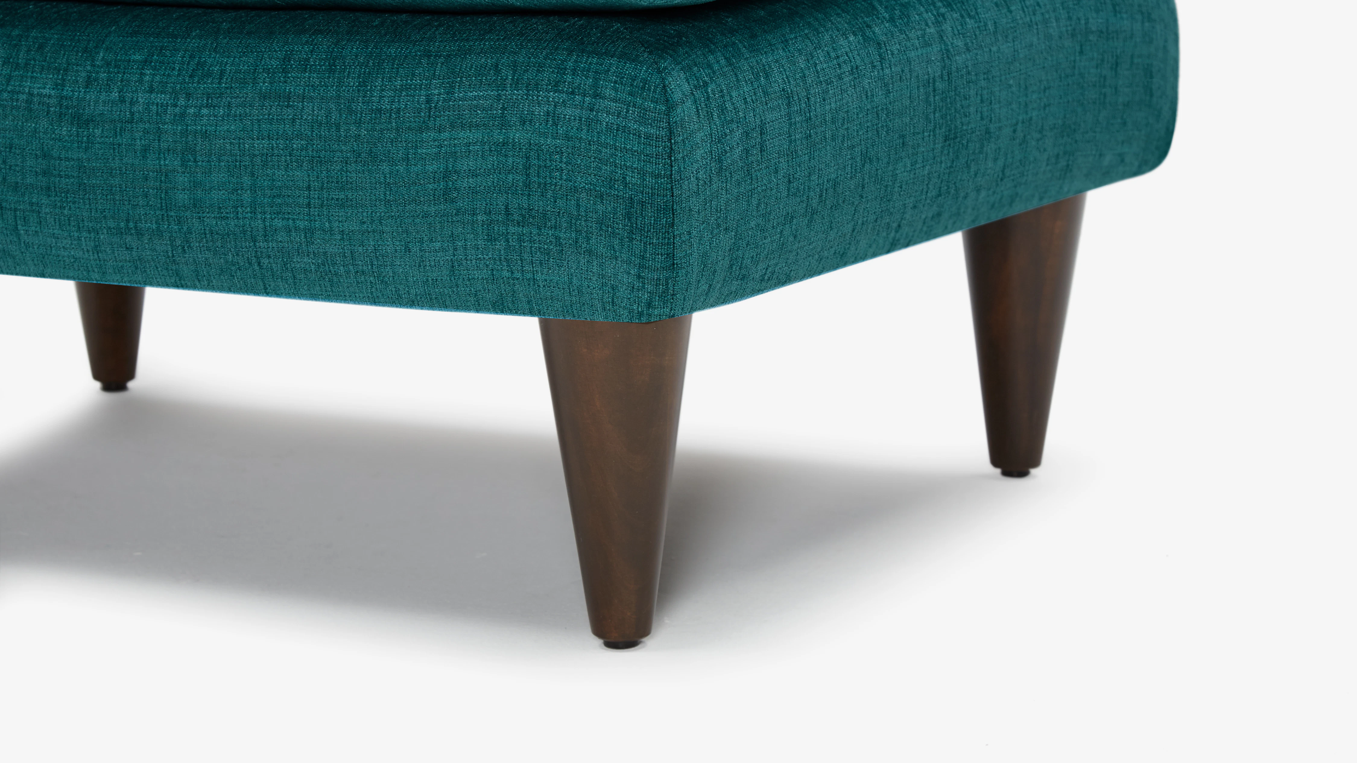 Eliot Ottoman Lucky Turquoise