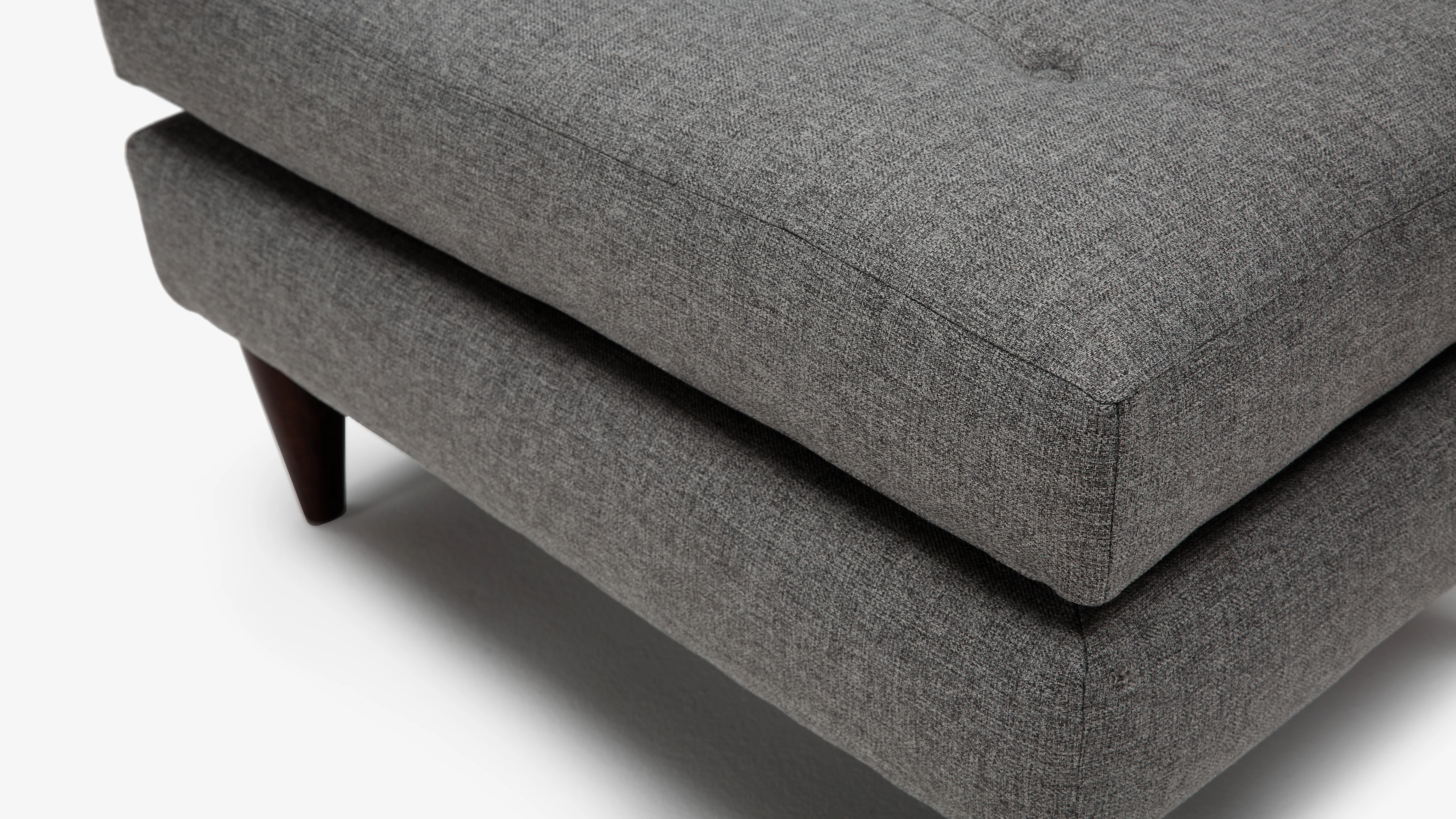 Eliot Ottoman Taylor Felt Grey