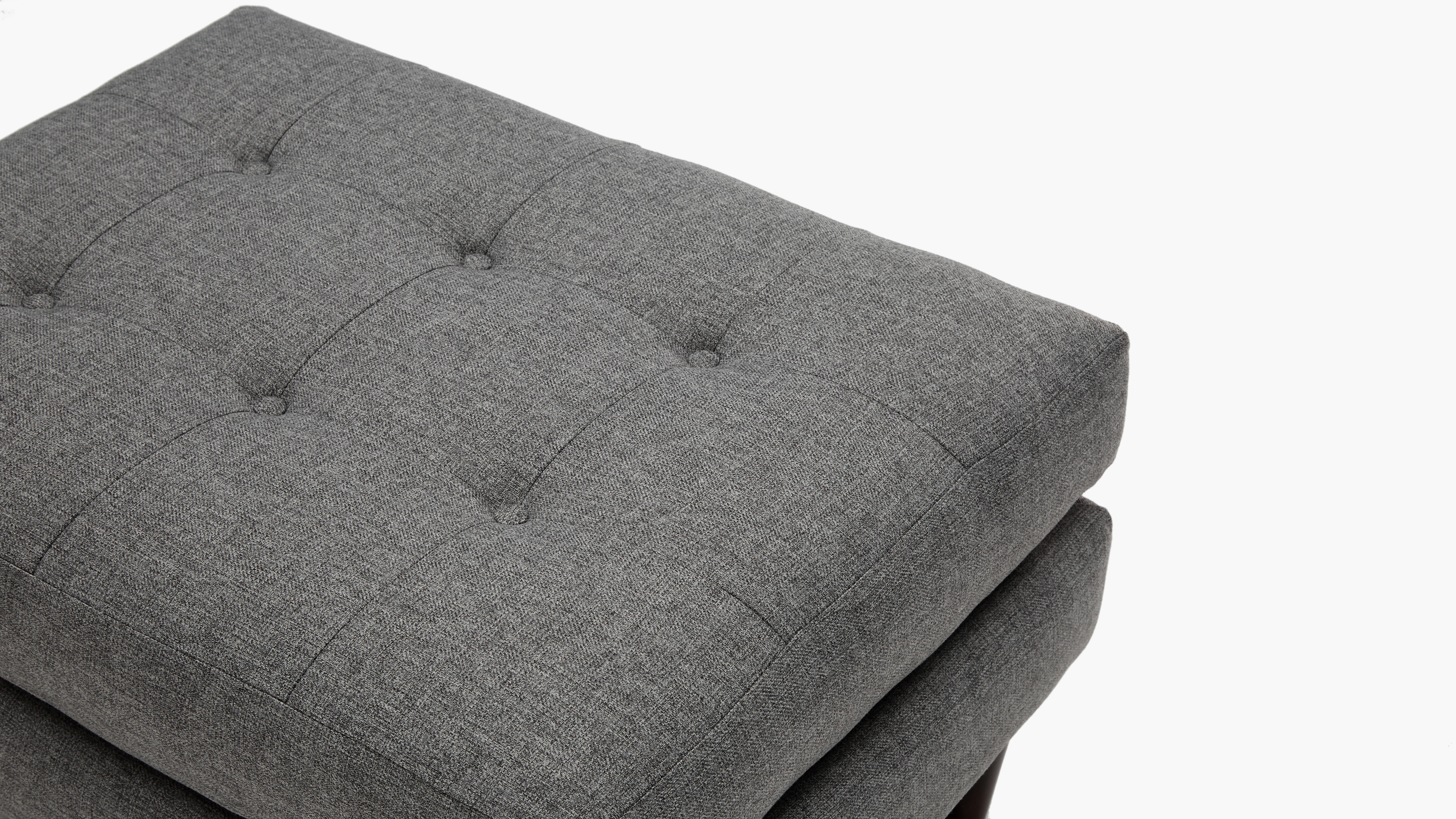Eliot Ottoman Taylor Felt Grey