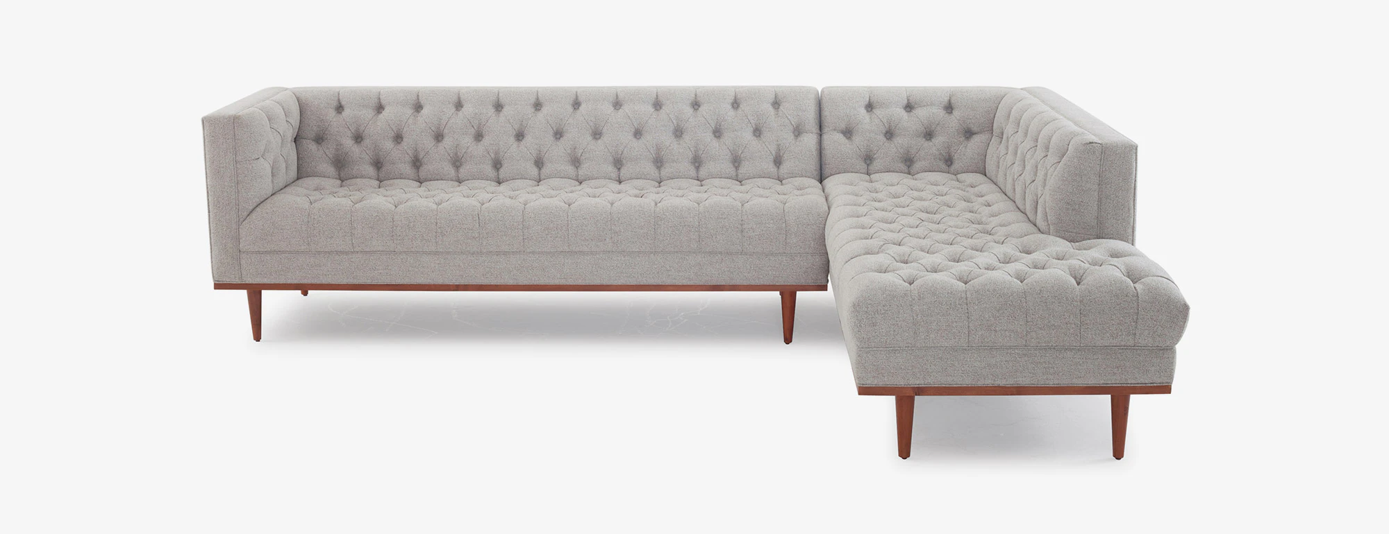 hero welles sectional with bumper