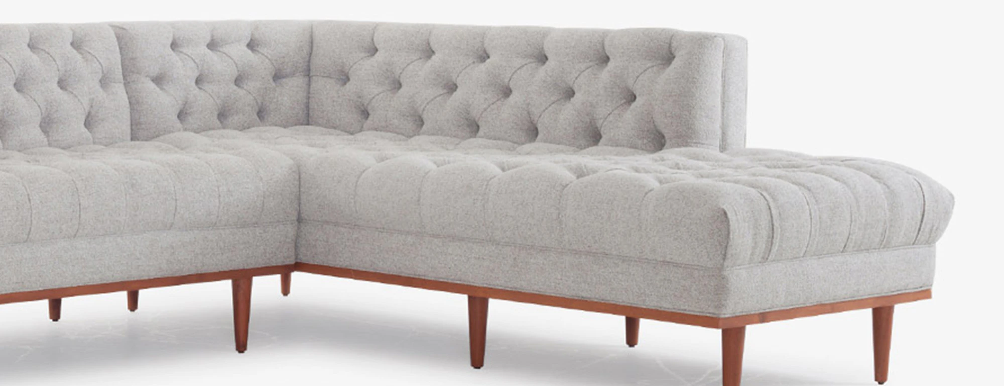 hero welles sectional with bumper