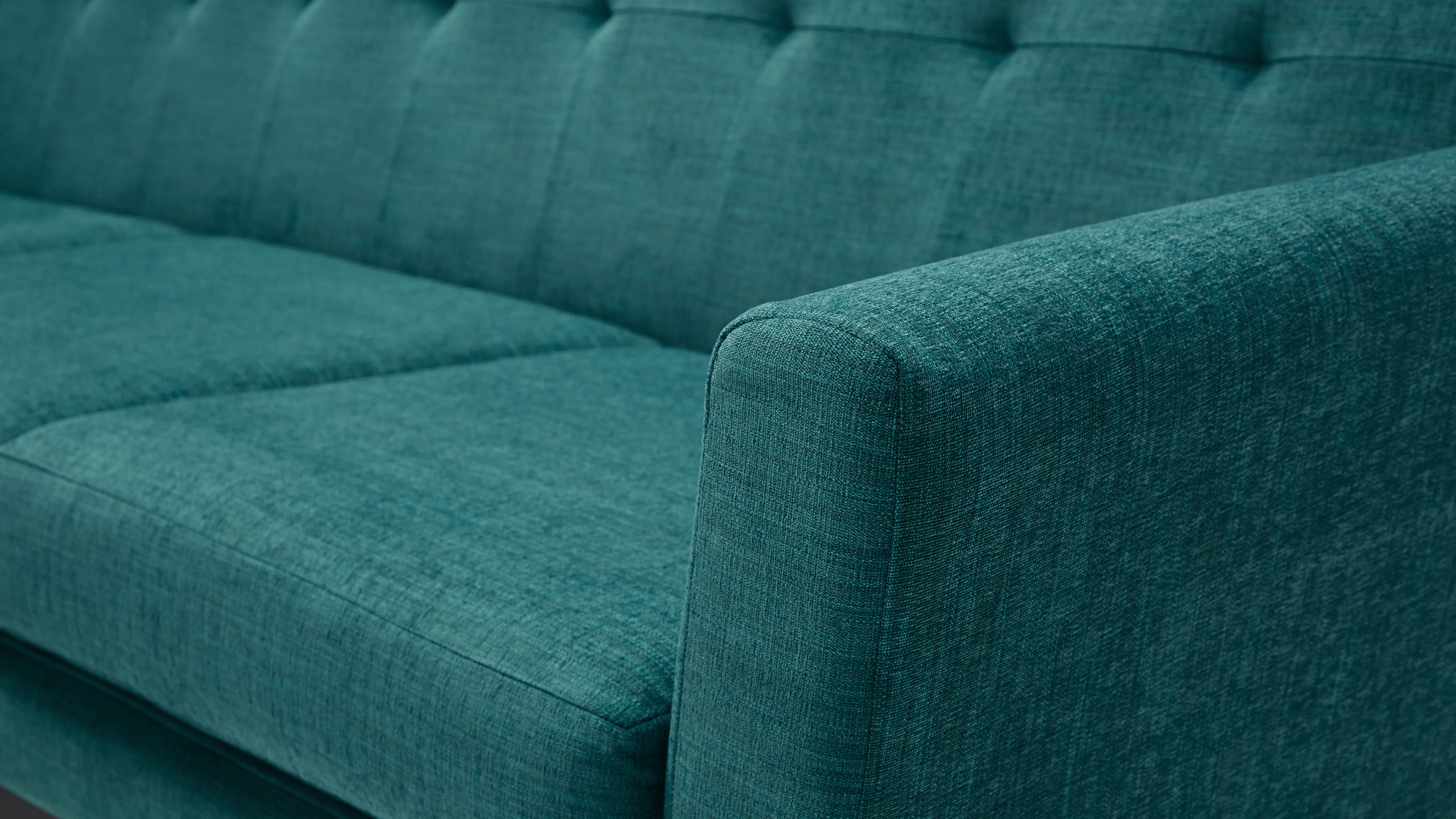 Hughes Reversible Sectional Lucky Turquoise