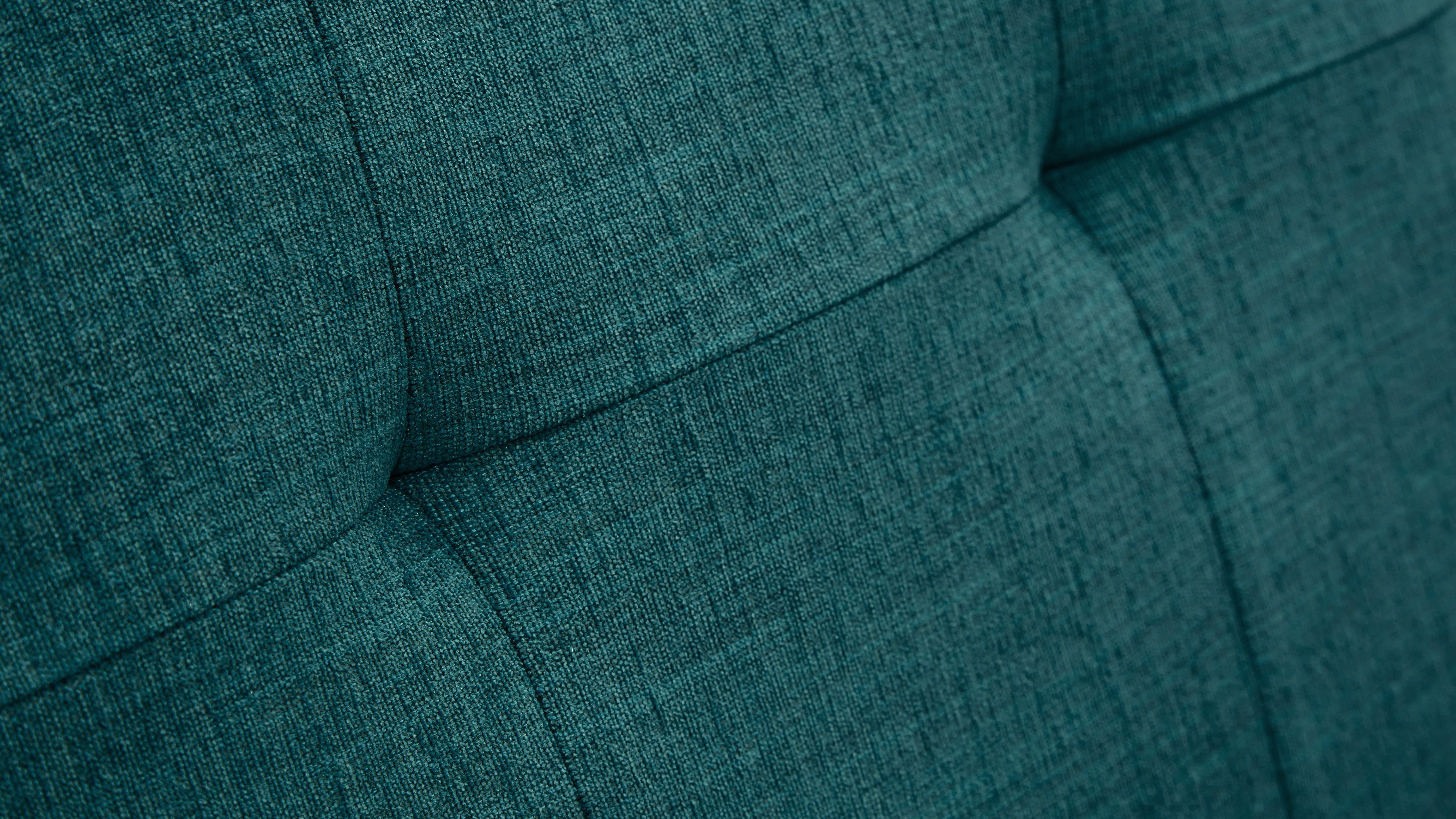 Hughes Reversible Sectional Lucky Turquoise