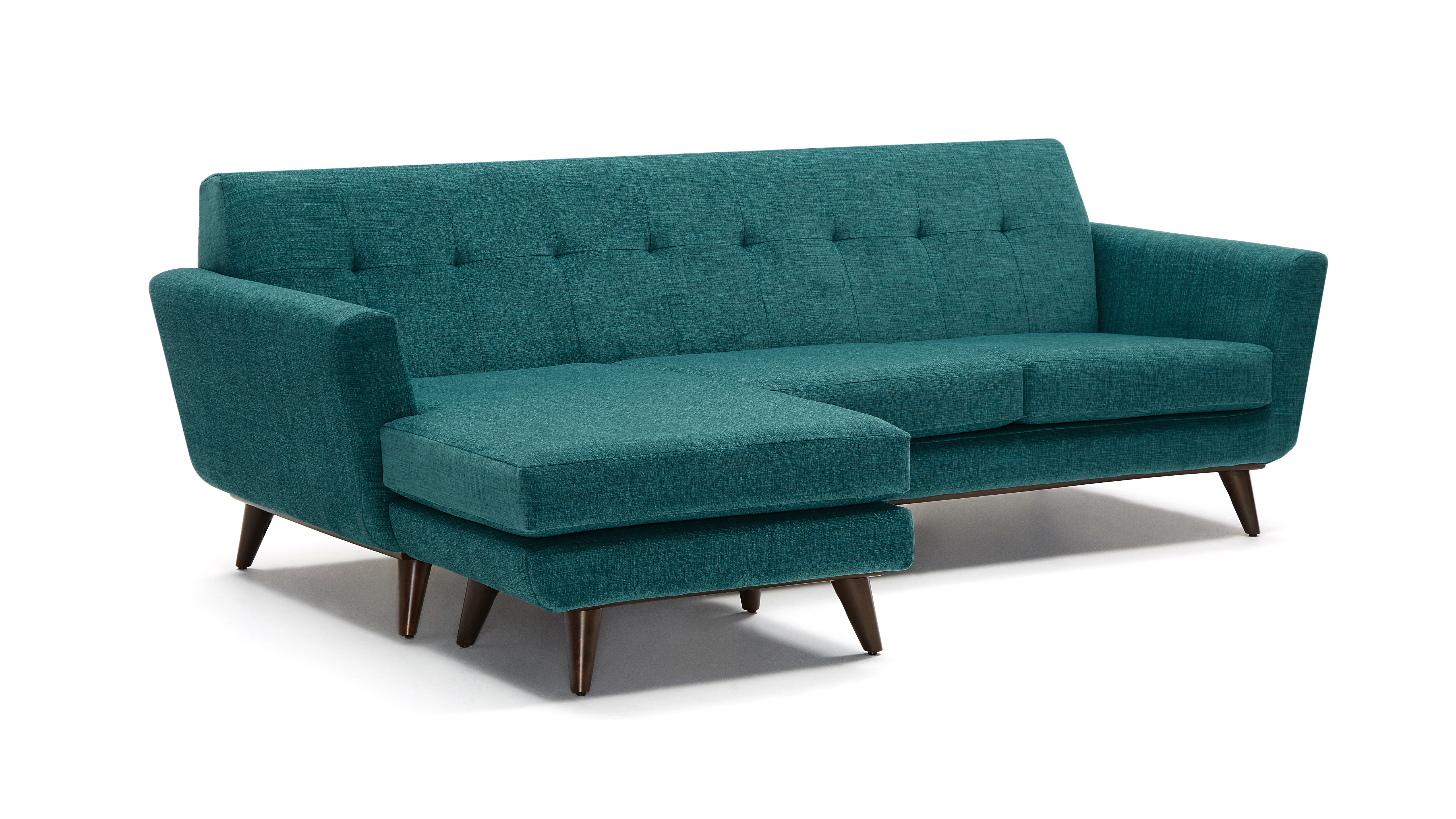 Hughes Reversible Sectional Lucky Turquoise