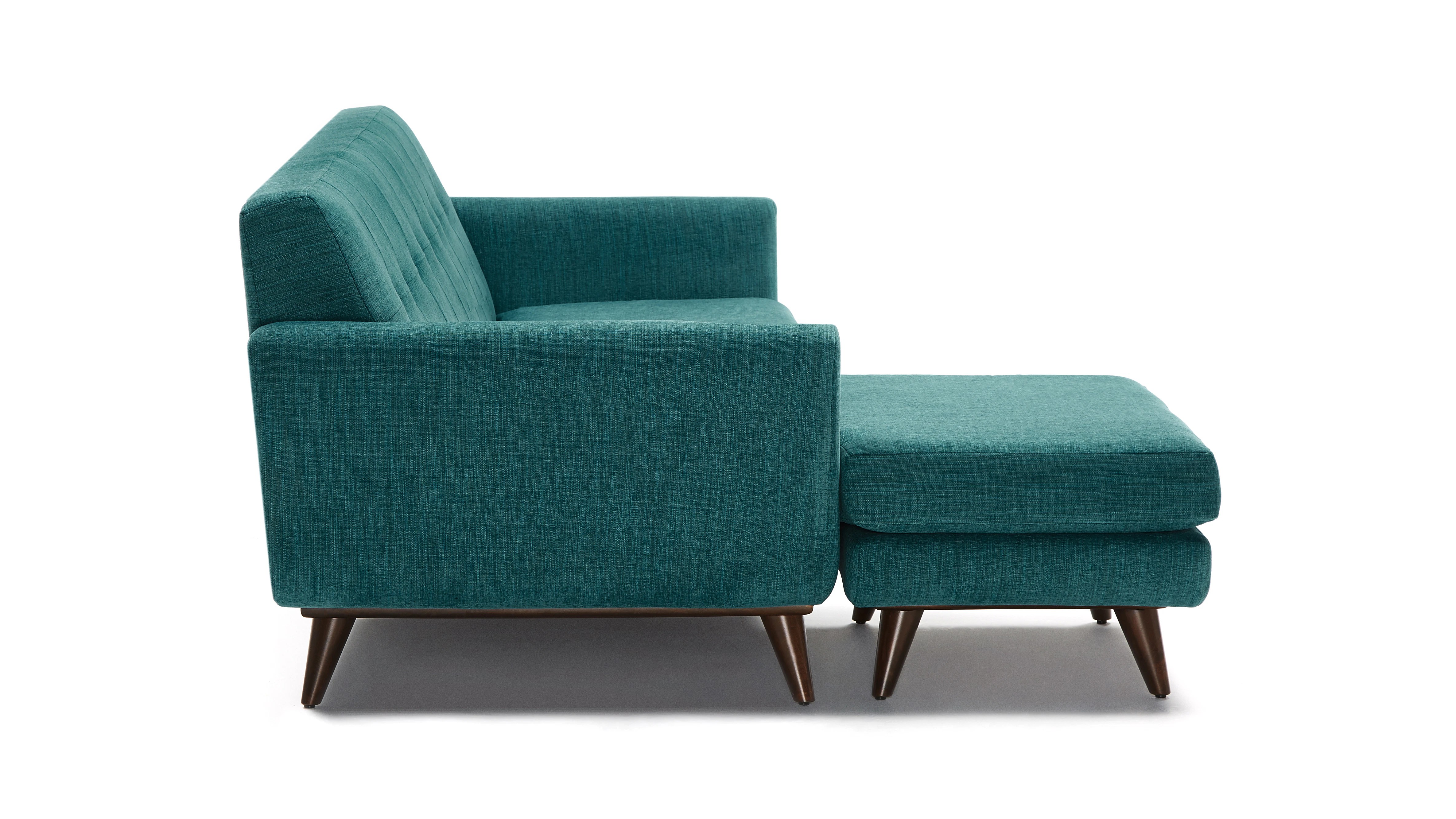 Hughes Reversible Sectional Lucky Turquoise