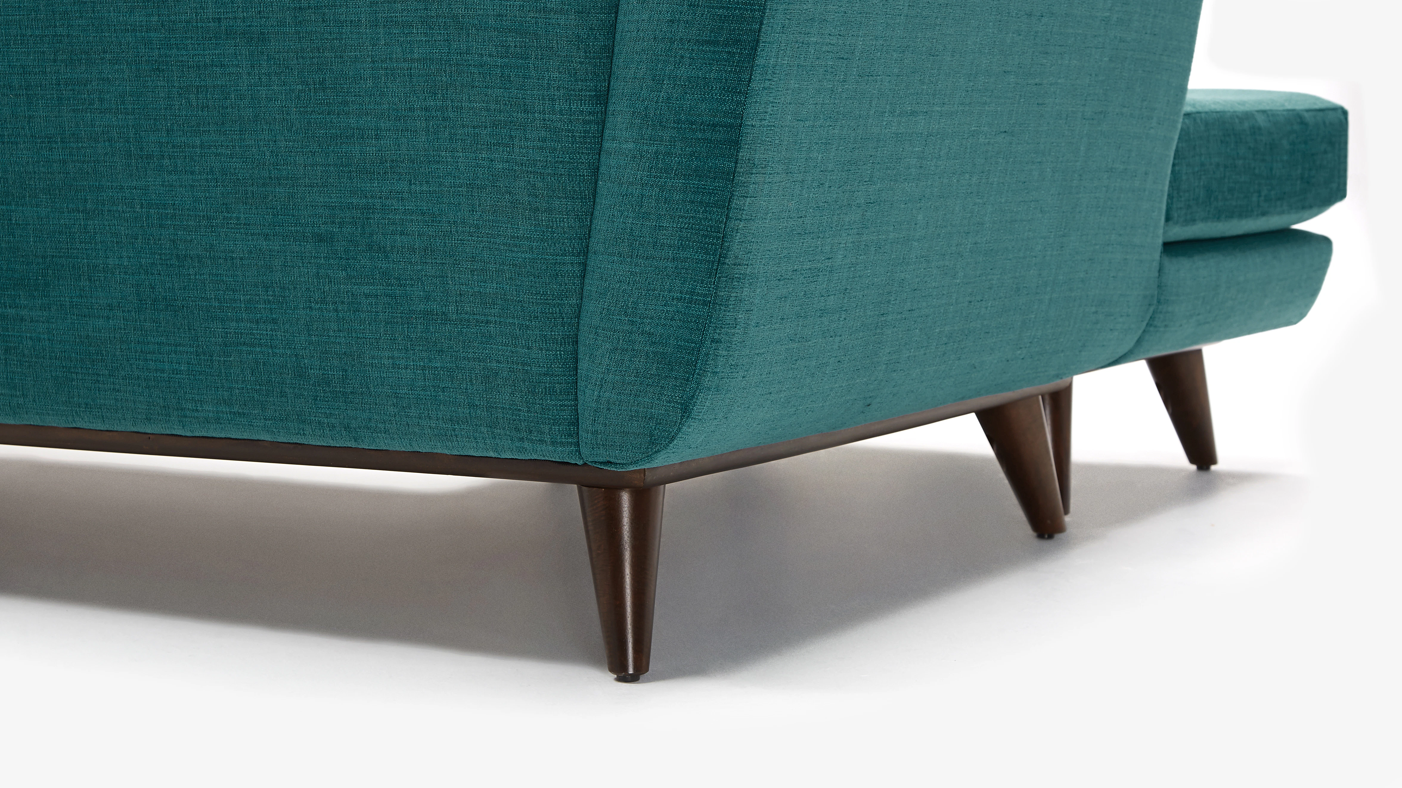 Hughes Reversible Sectional Lucky Turquoise