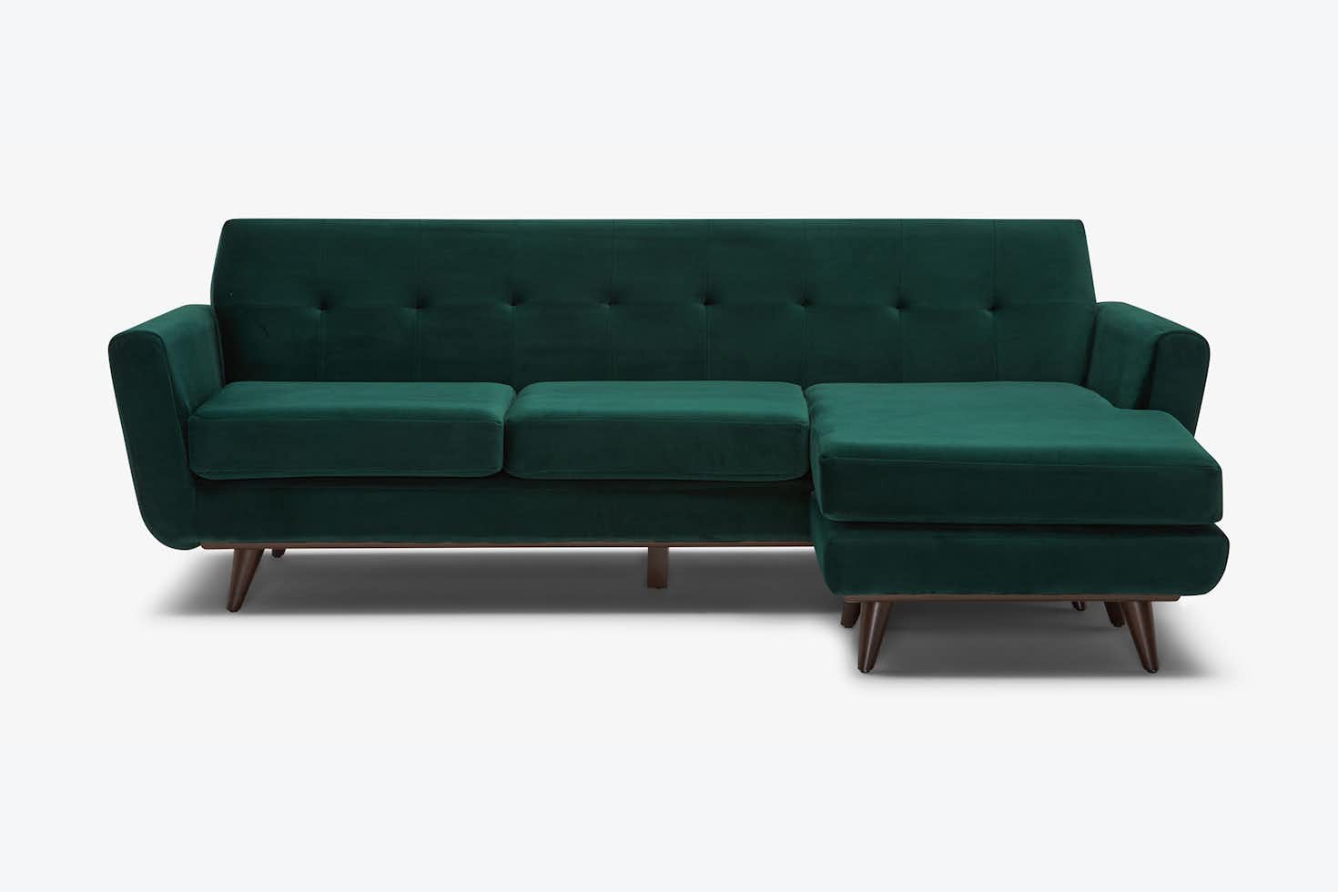 Hughes Reversible Sectional Royale Evergreen