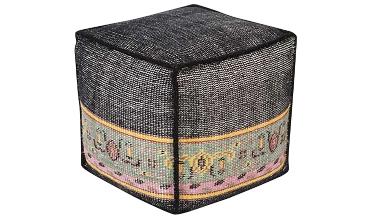 Camille (Charcoal) Pouf | Joybird