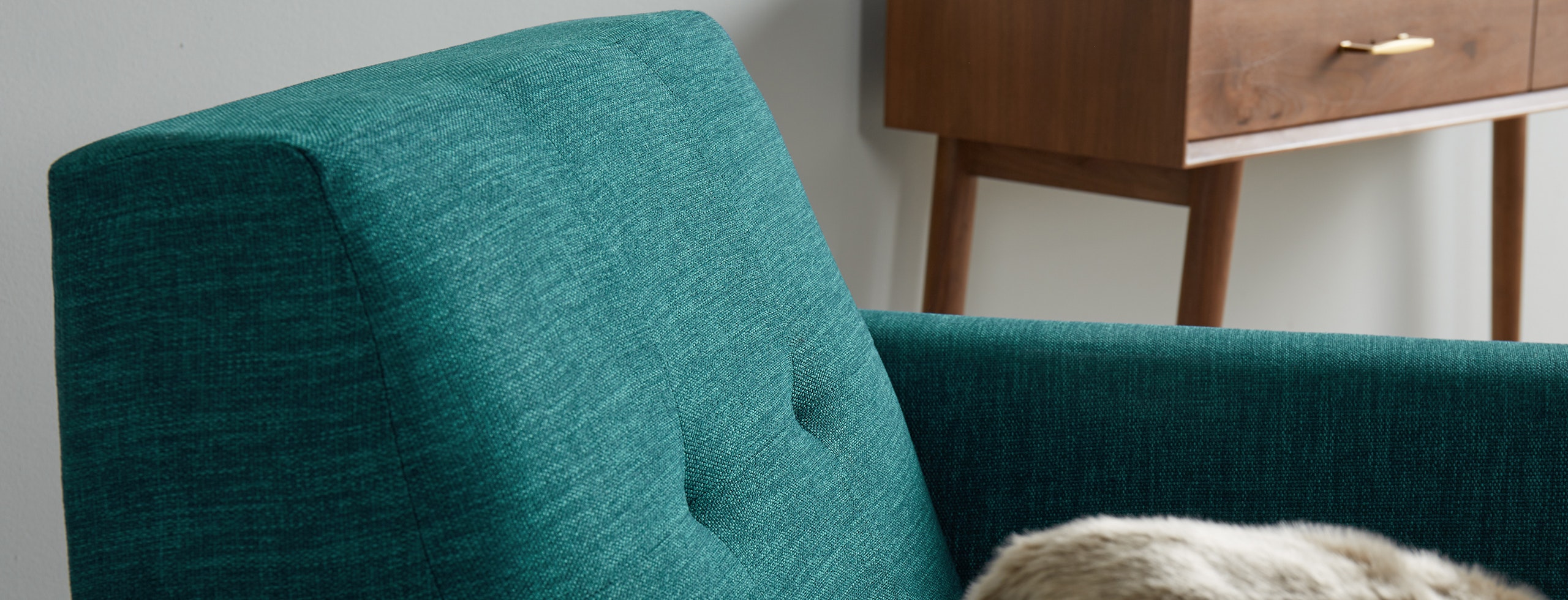 Hughes Apartment Chair Key Largo Zenith Teal Flip