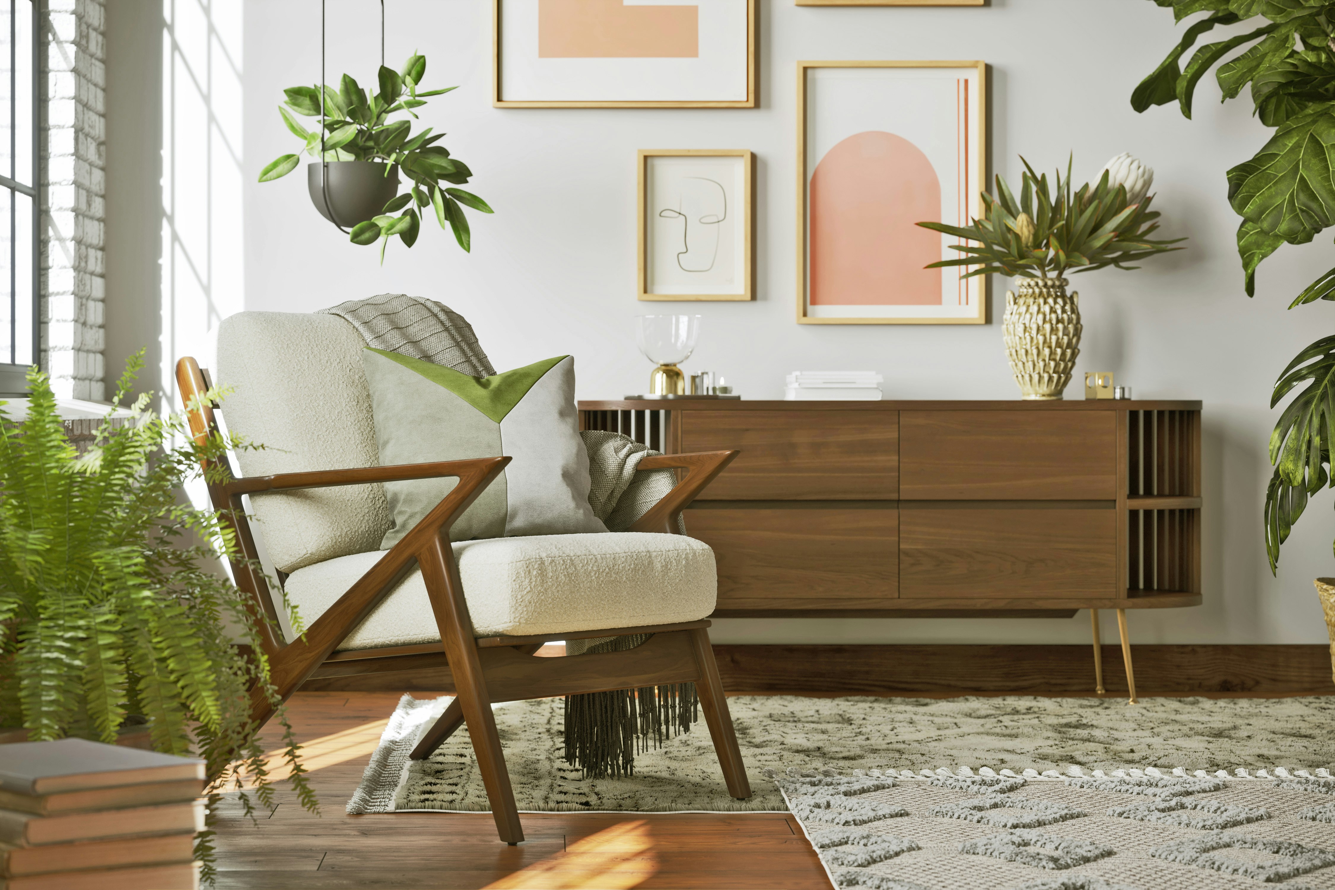 Soto Chair REN Tussah Snow