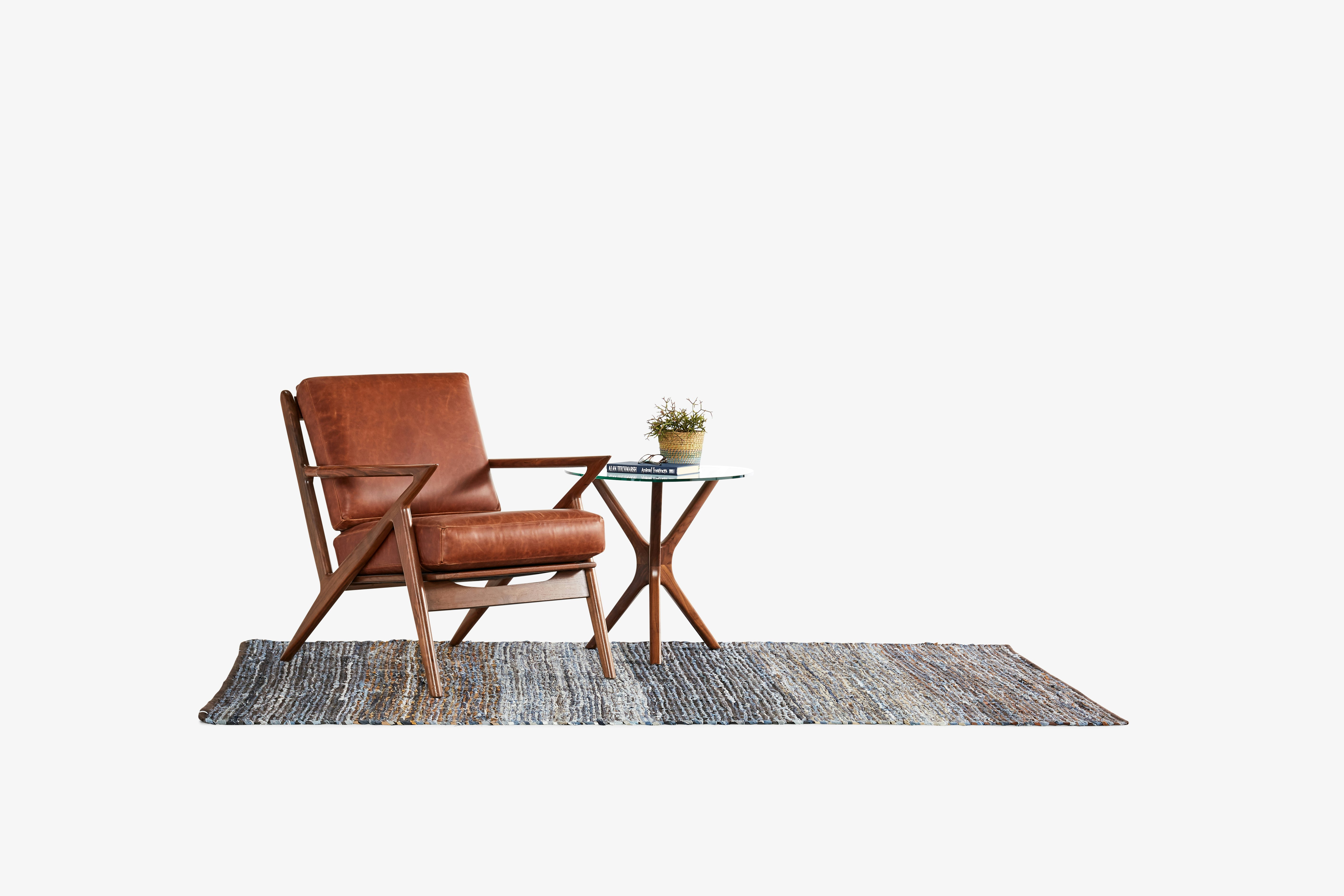 joybird soto leather chair