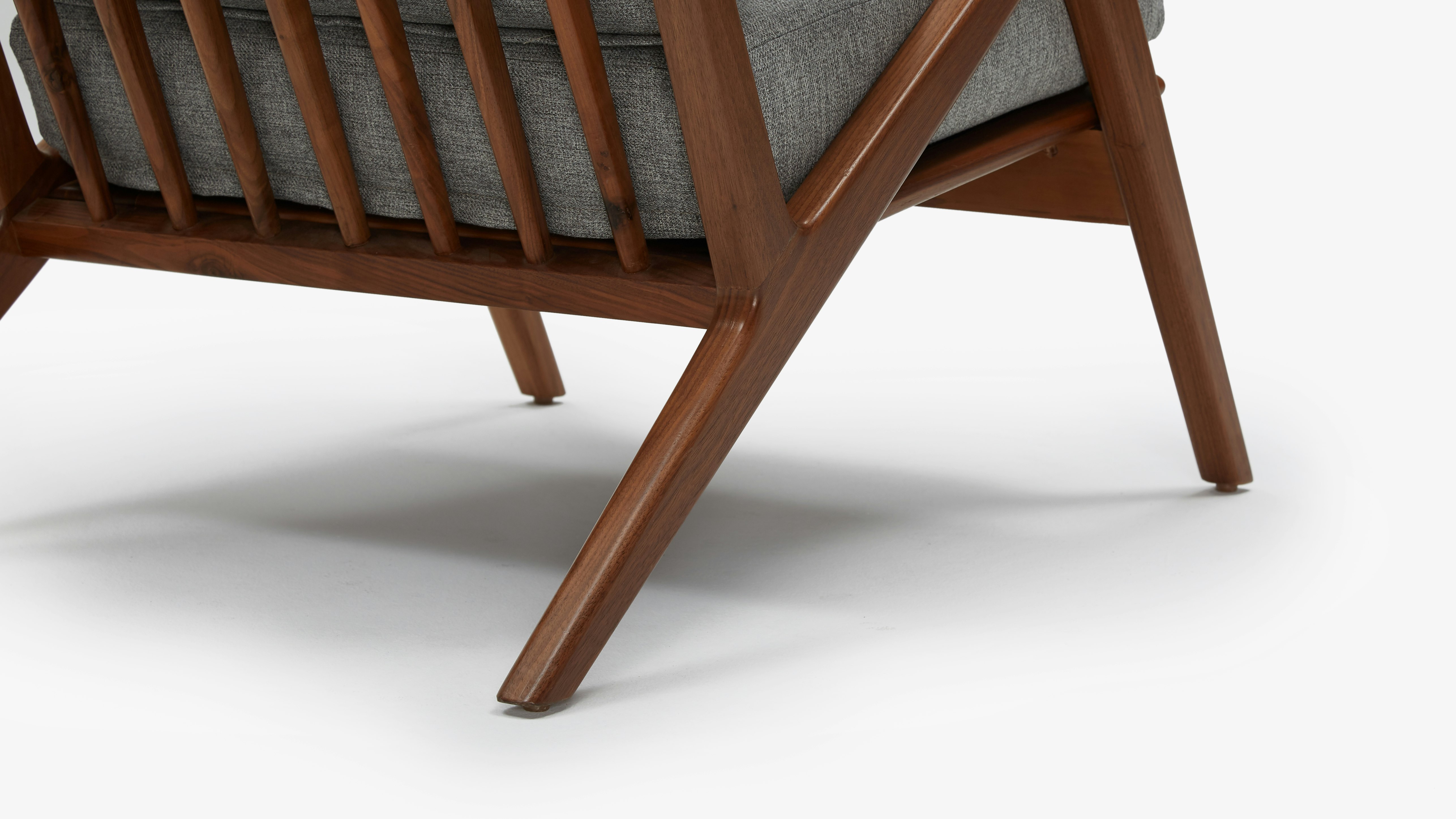 Soto Concave Arm Chair Taylor Felt Grey