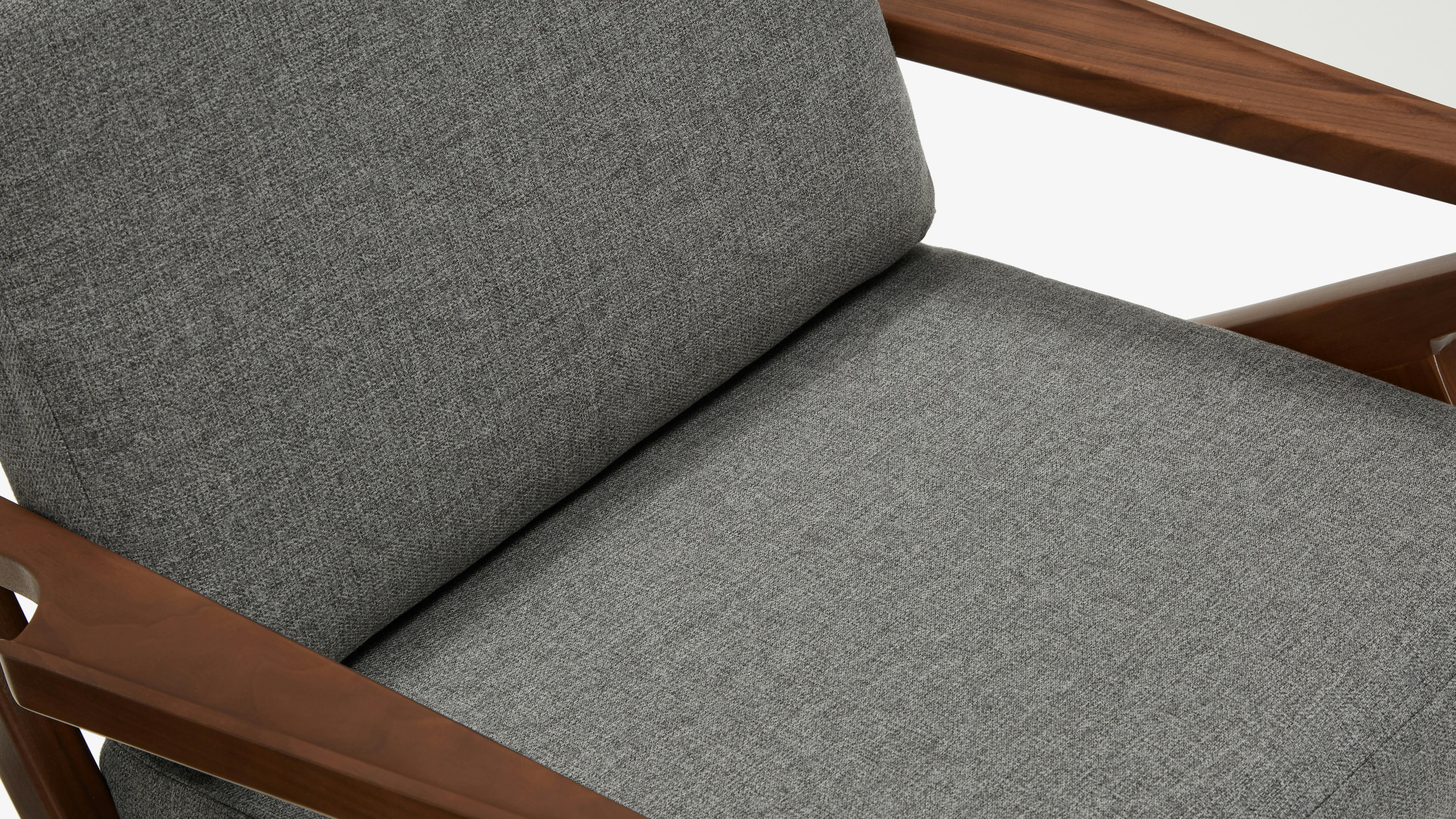 Soto Concave Arm Chair Taylor Felt Grey