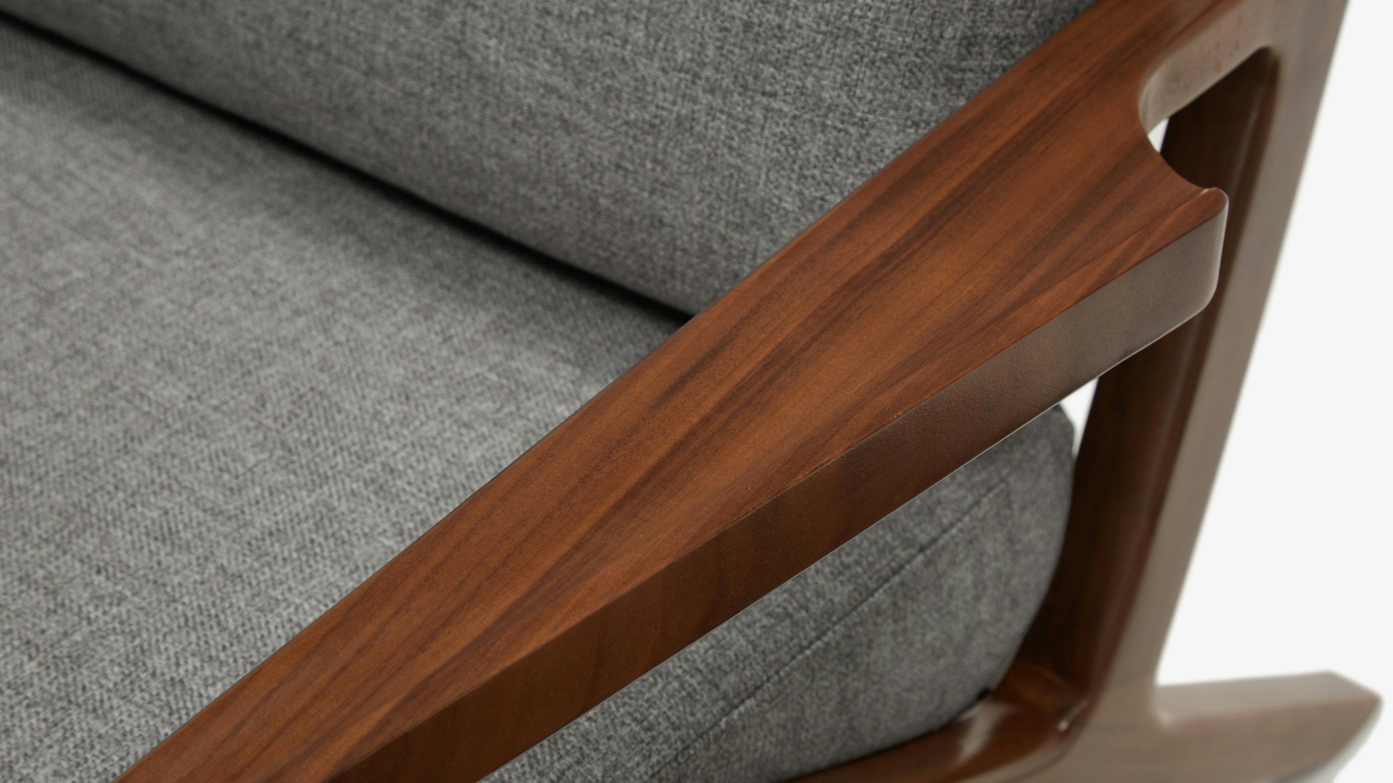 Soto Concave Arm Chair Taylor Felt Grey