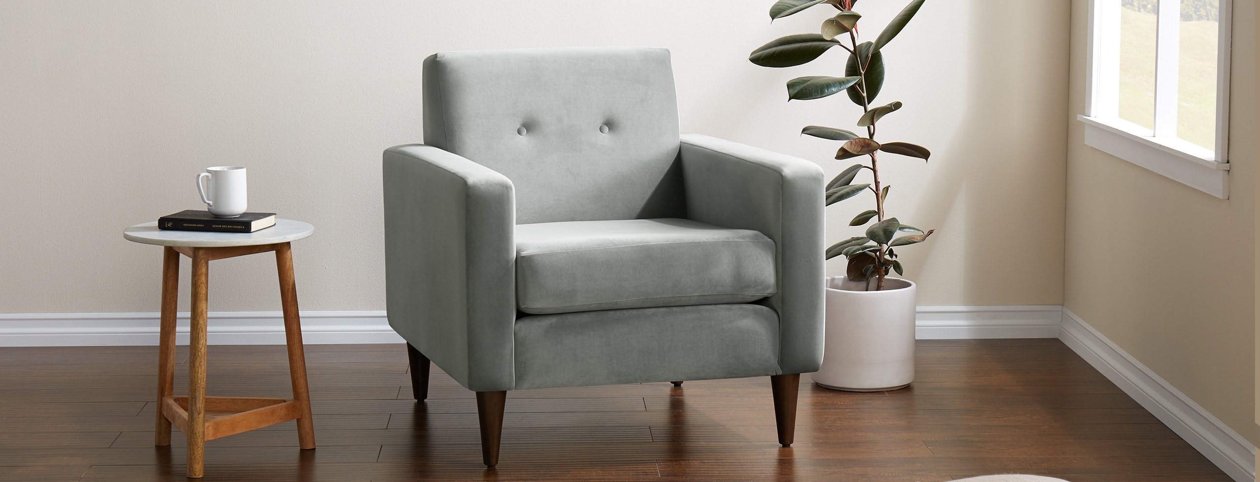 Korver Apartment Chair Royale Ash Flip