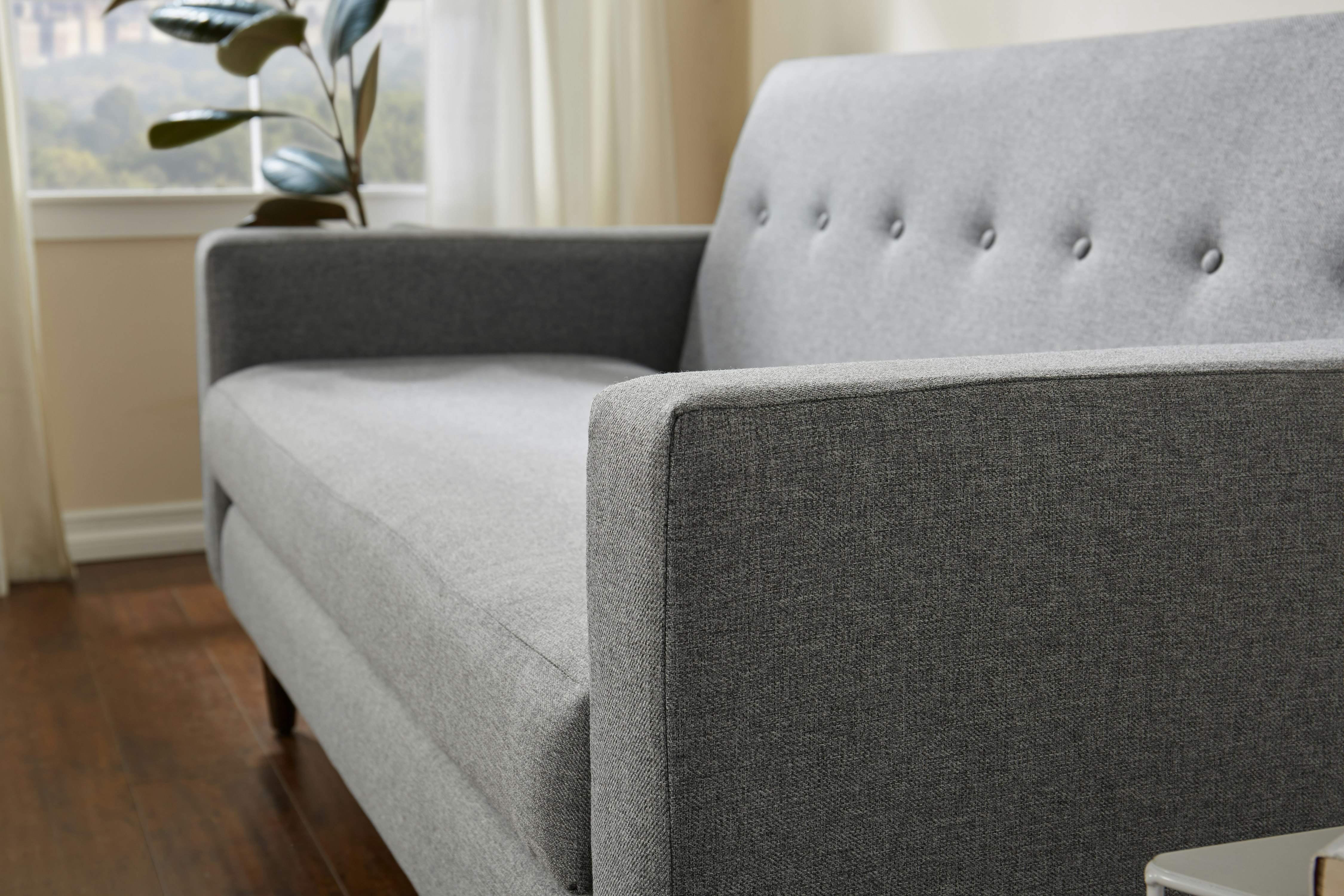 Korver Apartment Sofa Taylor Felt Grey Flip