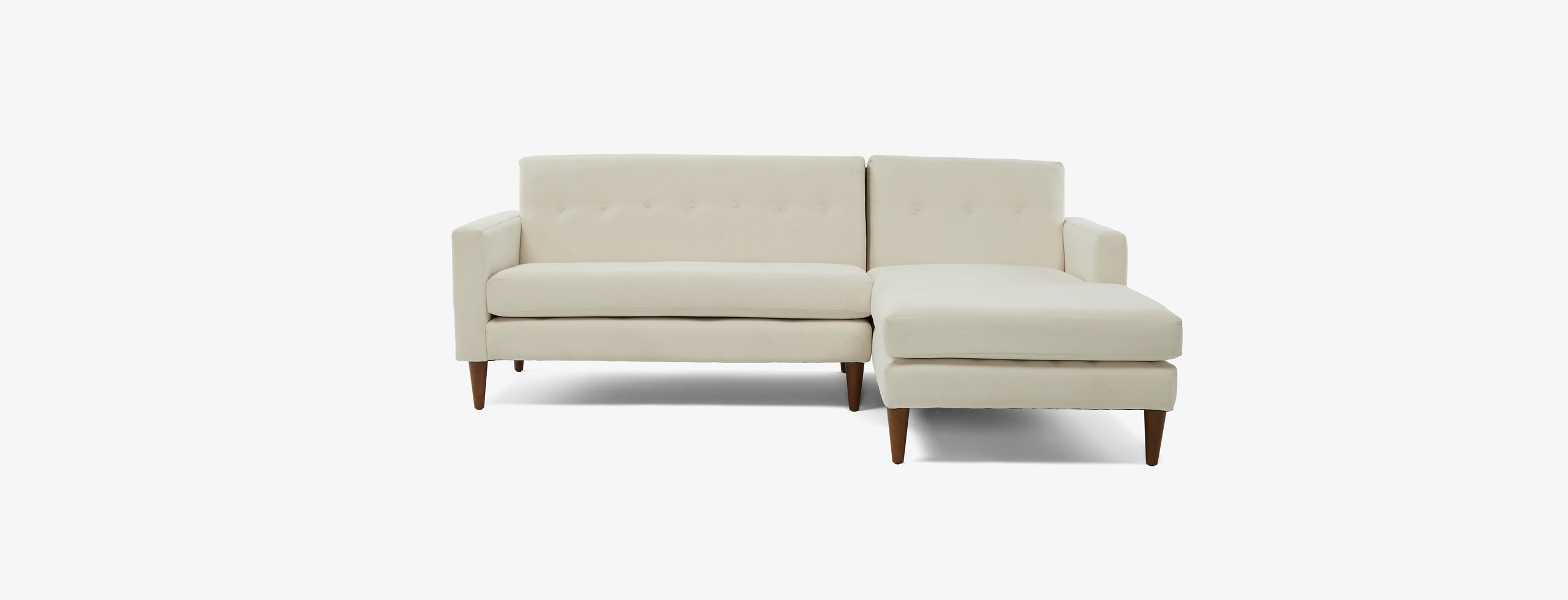 Korver Apartment Sectional Caspiar Ivory