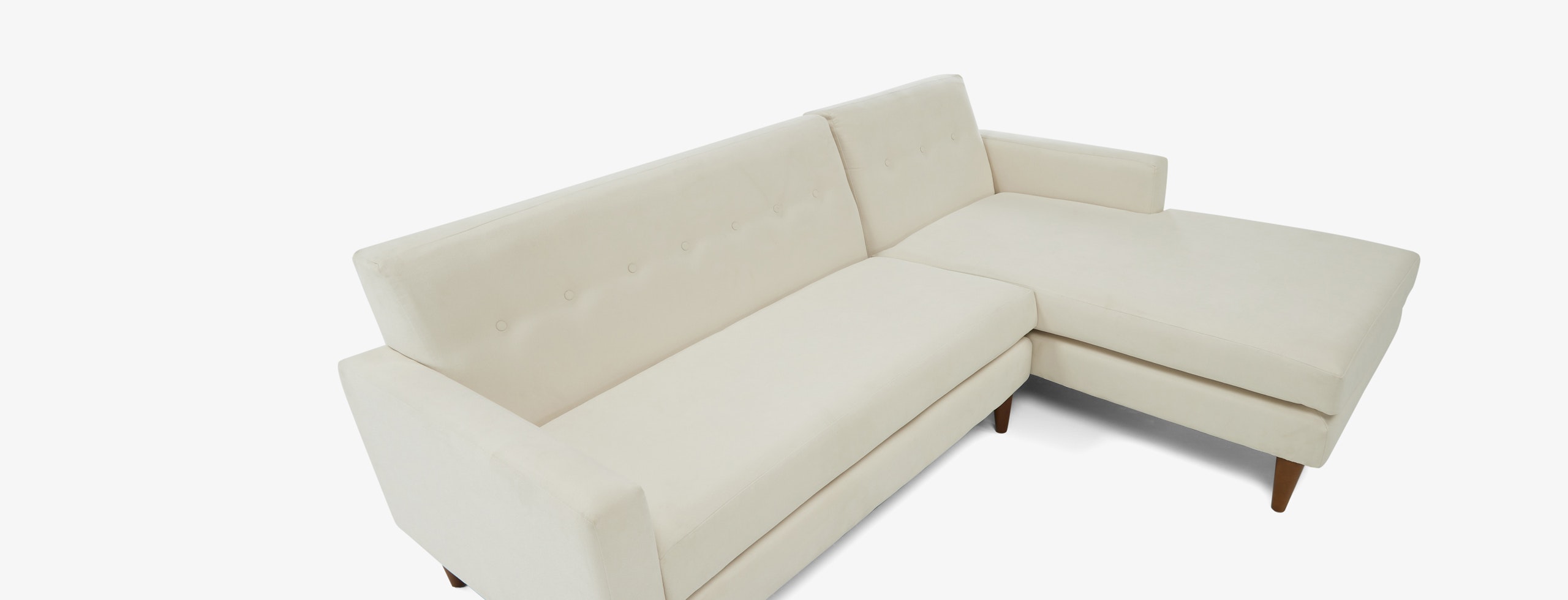 Korver Apartment Sectional Caspiar Ivory