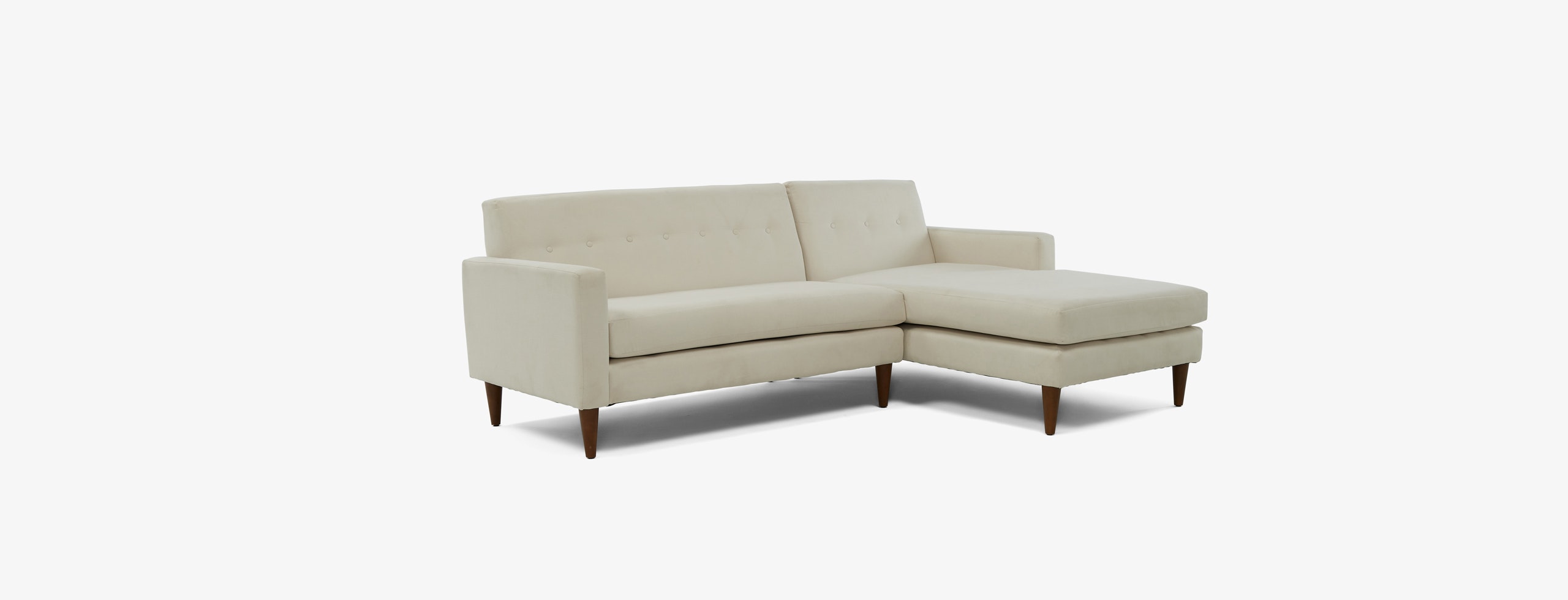 Korver Apartment Sectional Caspiar Ivory