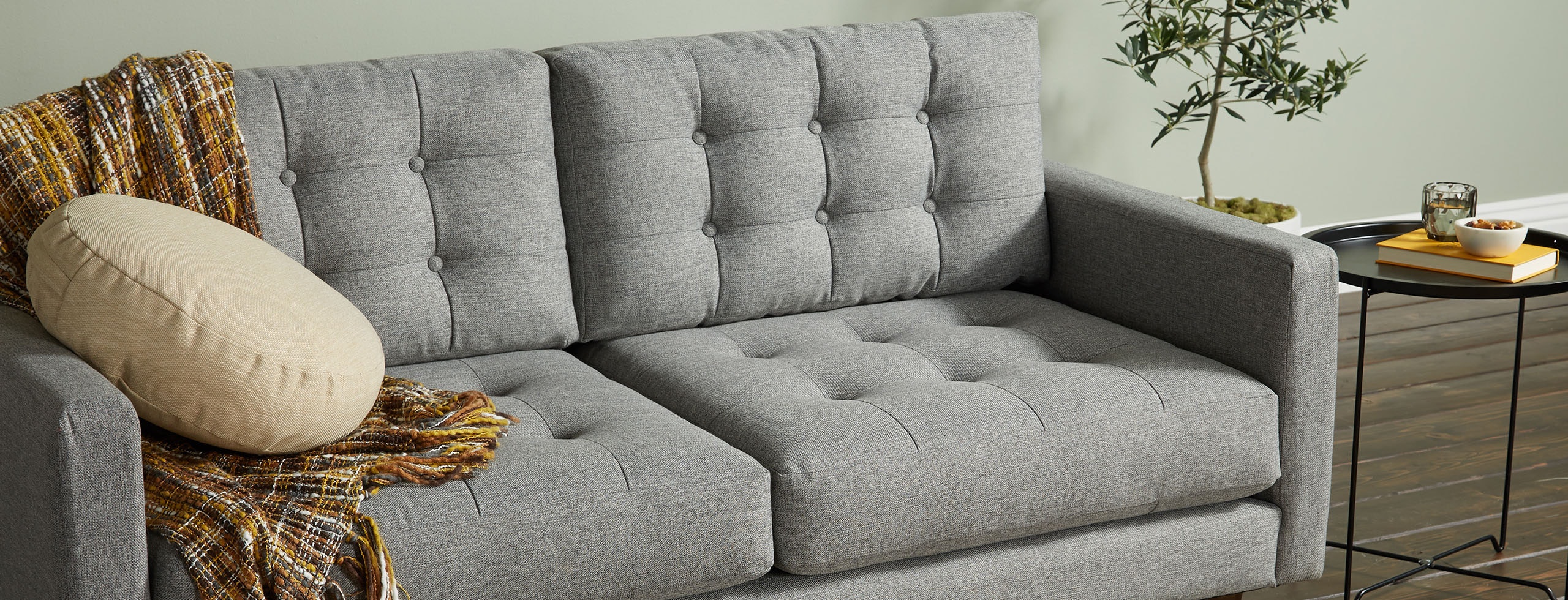 Eliot Apartment Sofa Taylor Felt Grey jpg