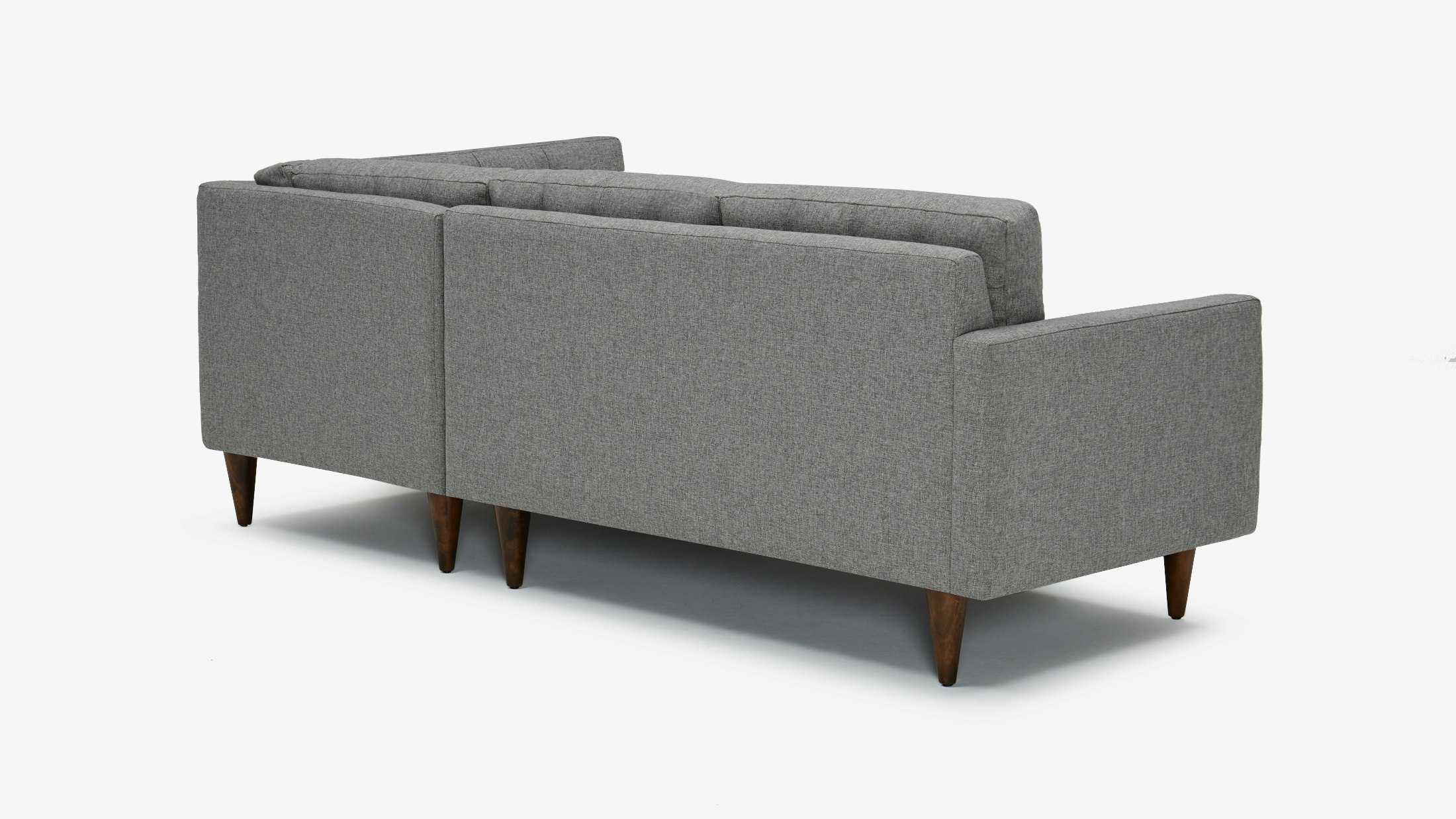 Eliot Apartment Bumper Sectional Taylor Felt Grey