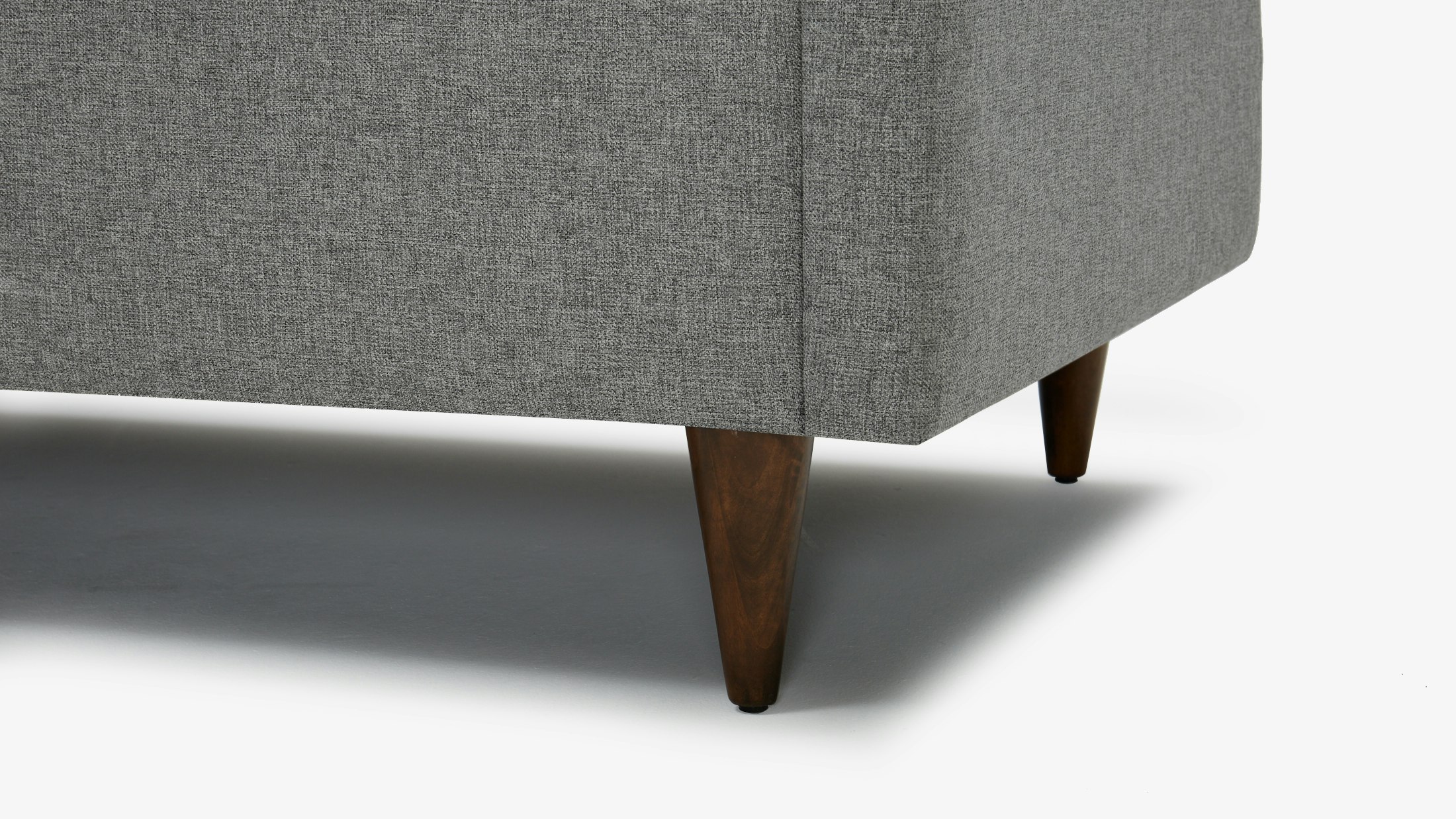 Eliot Apartment Bumper Sectional Taylor Felt Grey