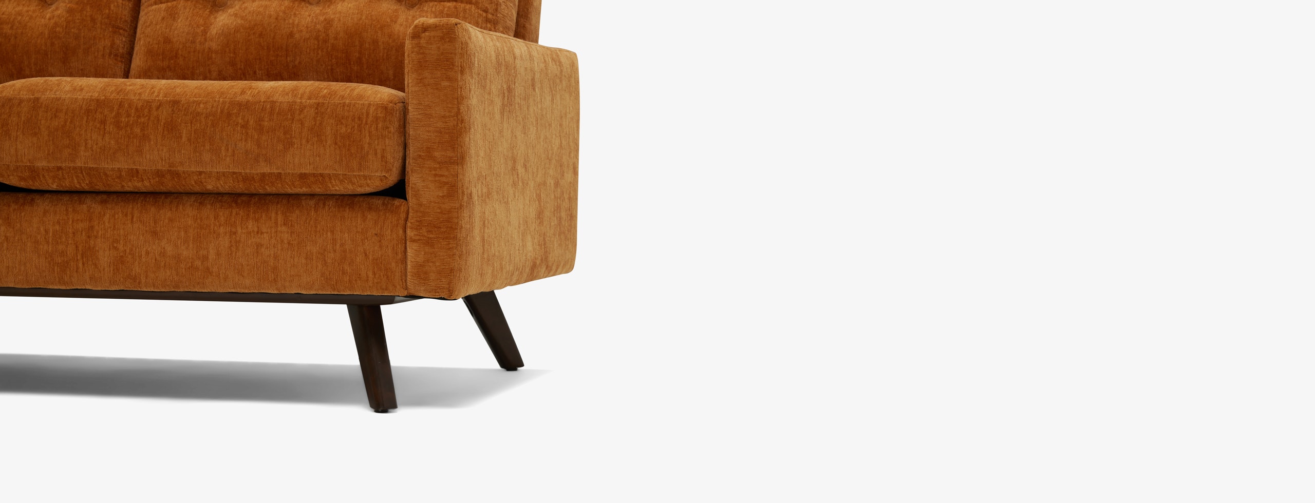 Hopson Apartment Sectional With Bumper Crave Ginger Tea