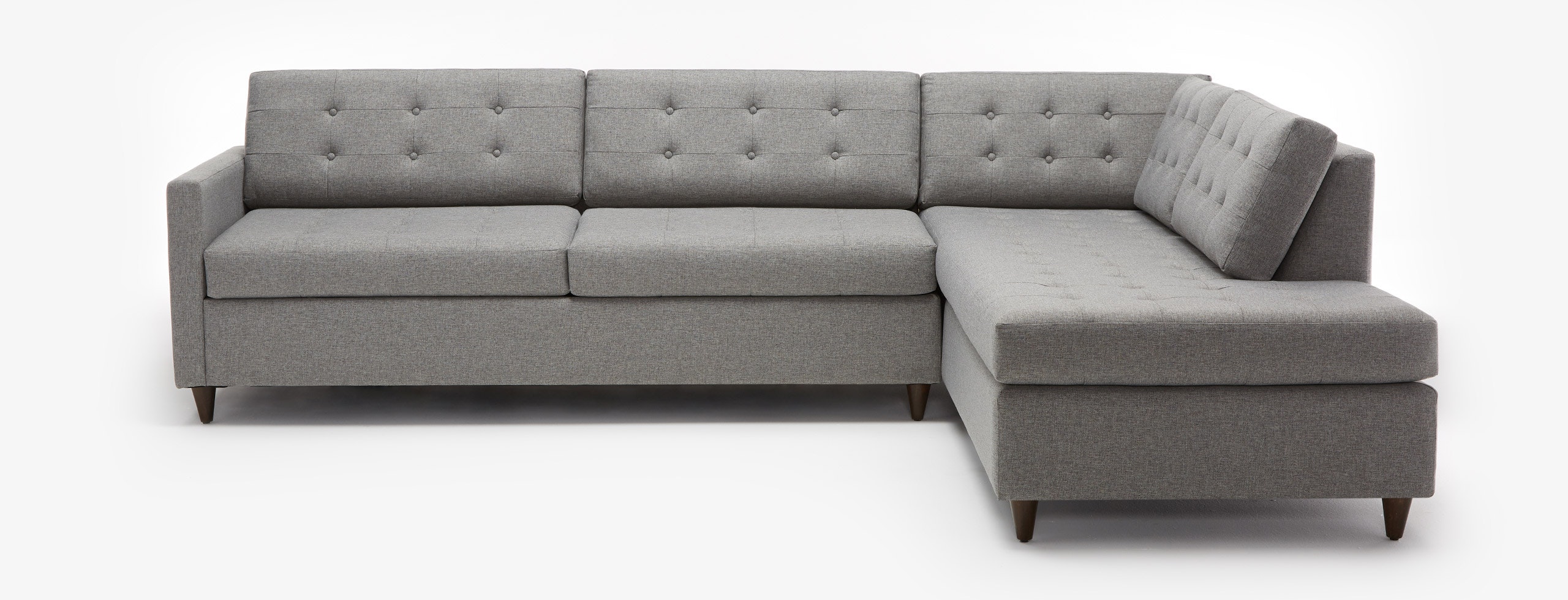 Eliot Sleeper Sectional Taylor Felt Grey