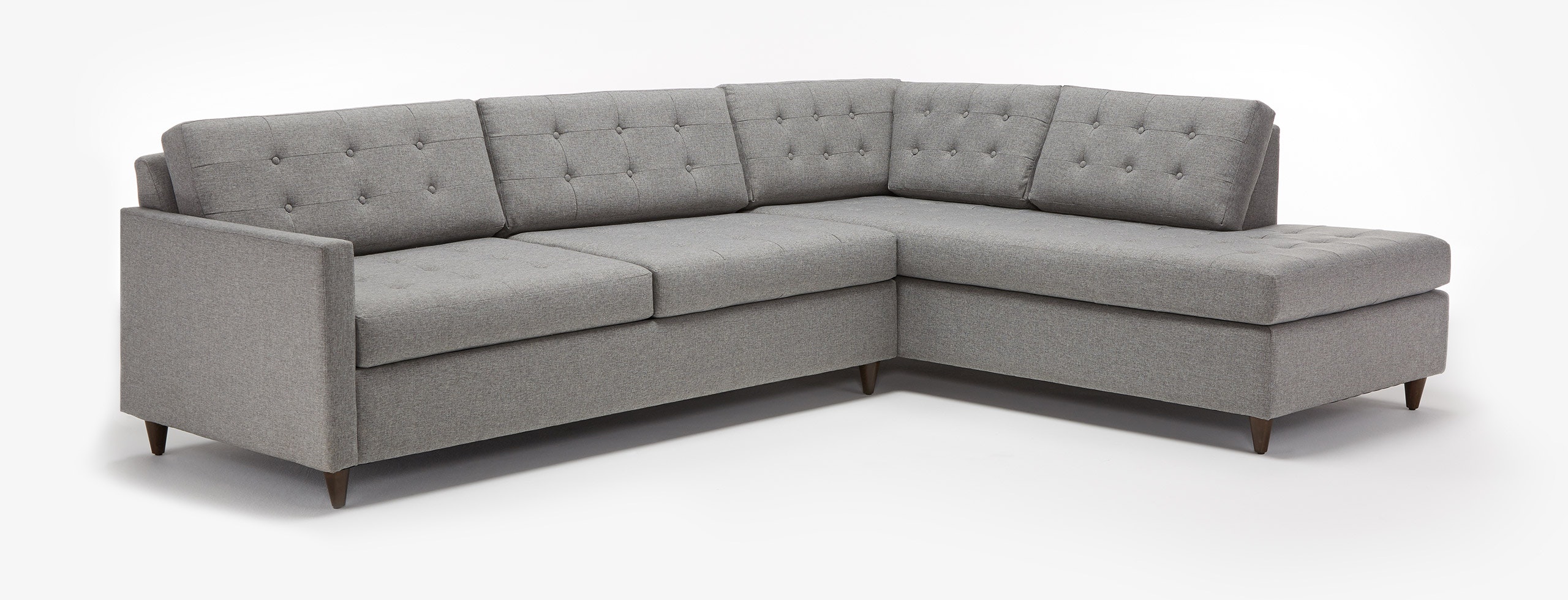 Eliot Sleeper Sectional Taylor Felt Grey