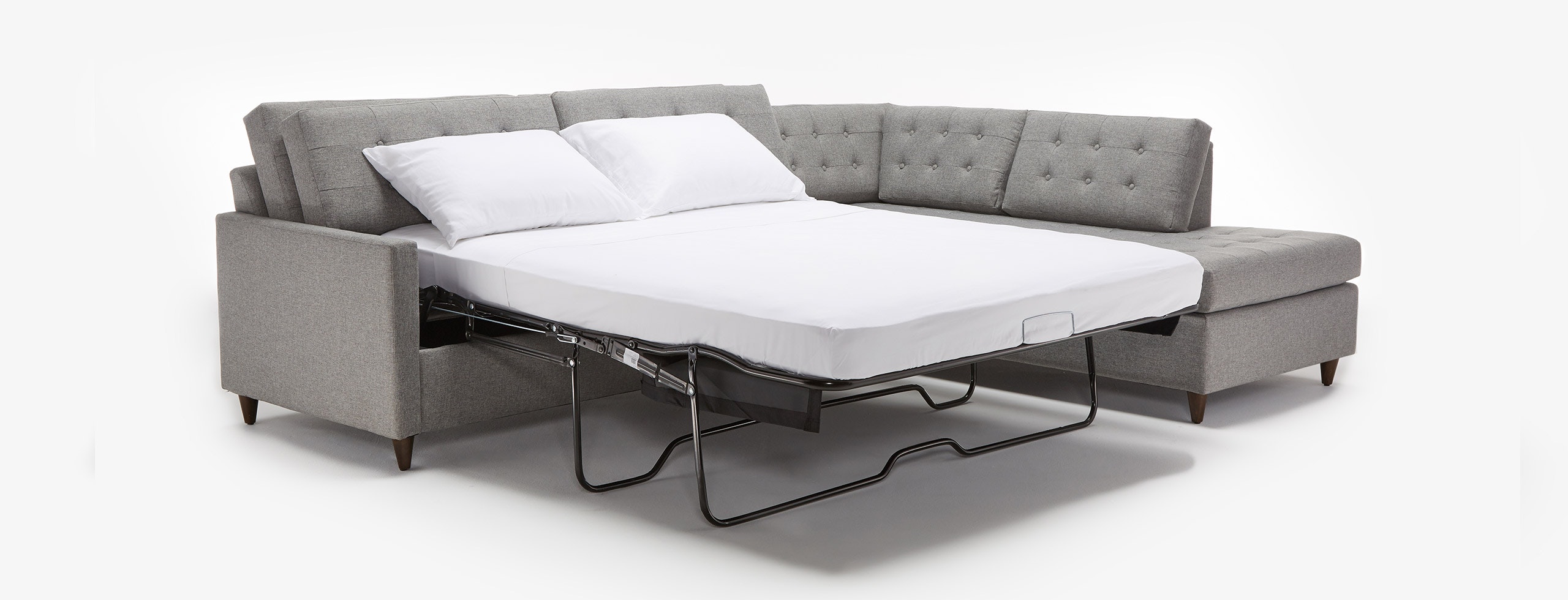 Eliot Sleeper Sectional Taylor Felt Grey