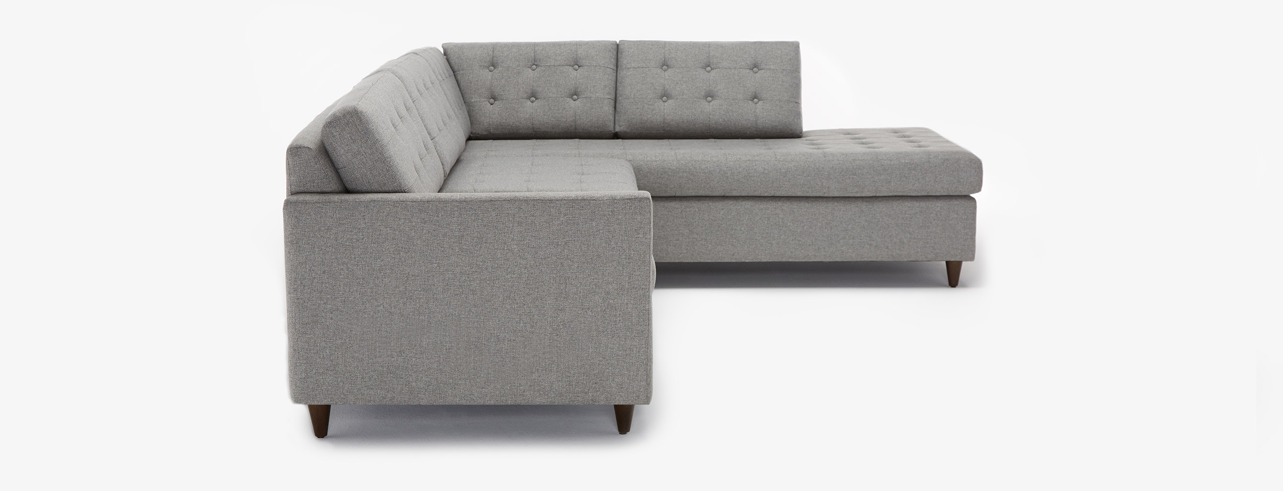 Eliot Sleeper Sectional Taylor Felt Grey