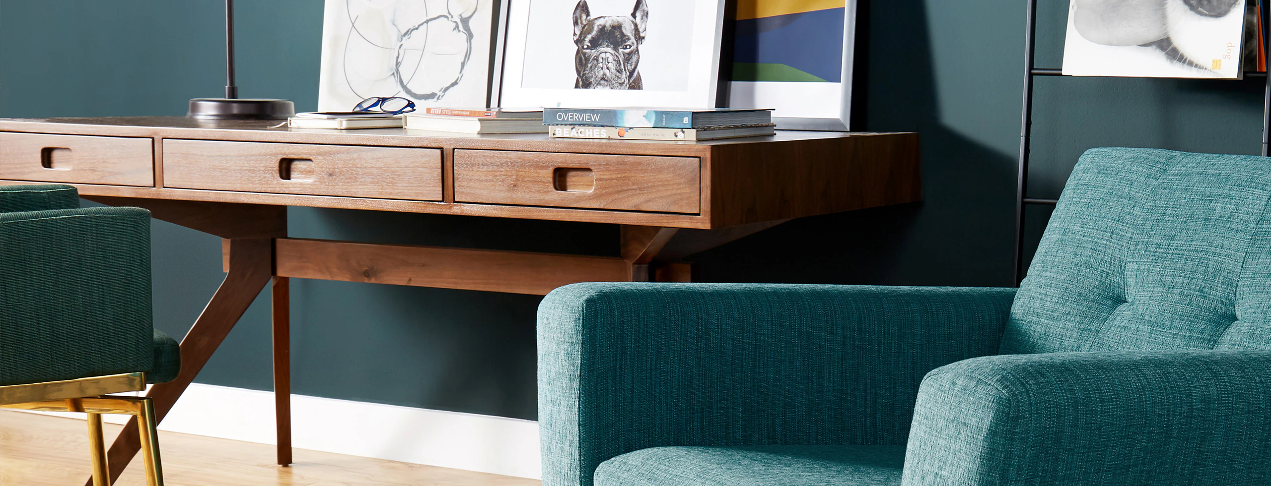 Hero Holland Desk Walnut