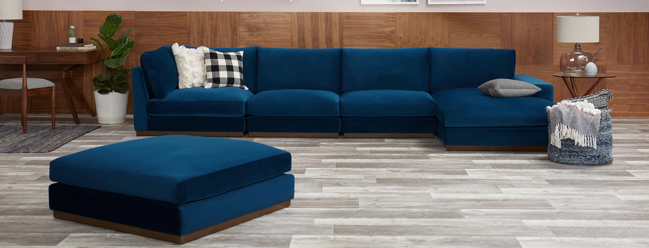 Holt Modular Sectional Royale Cobalt