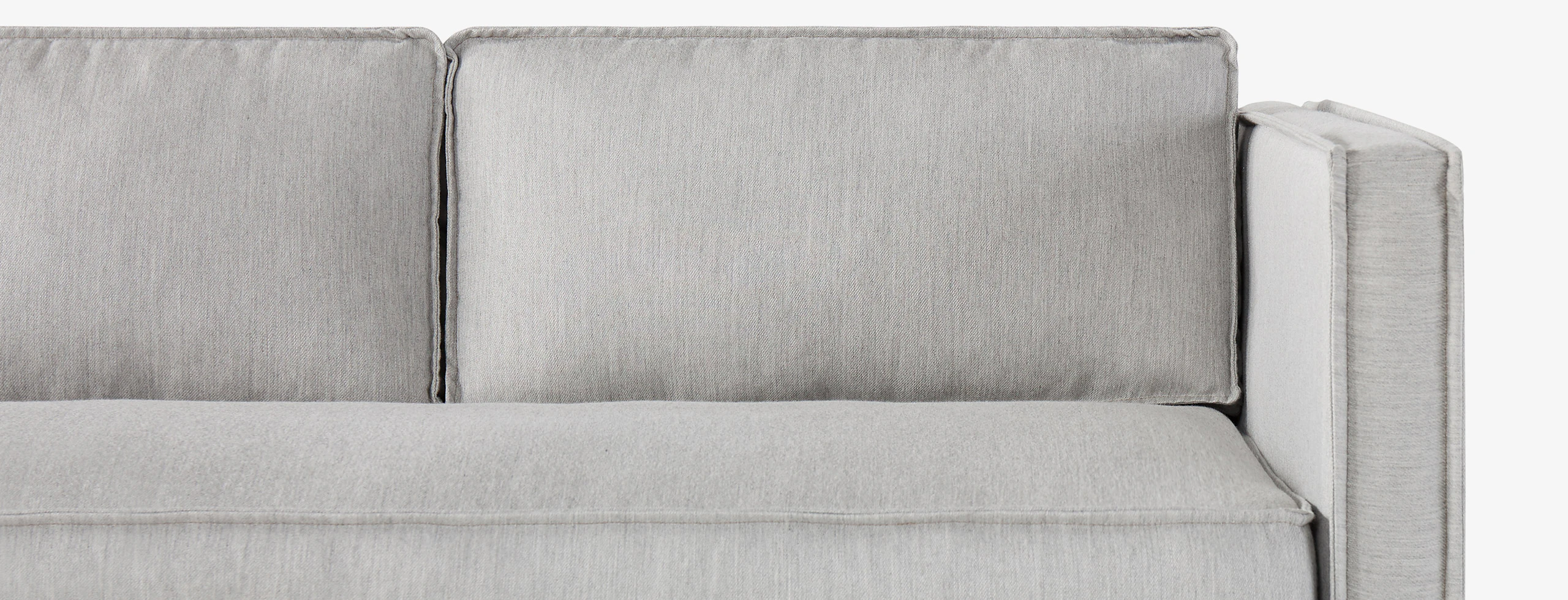 Serena Sofa Sunbrella Premier Fog daily