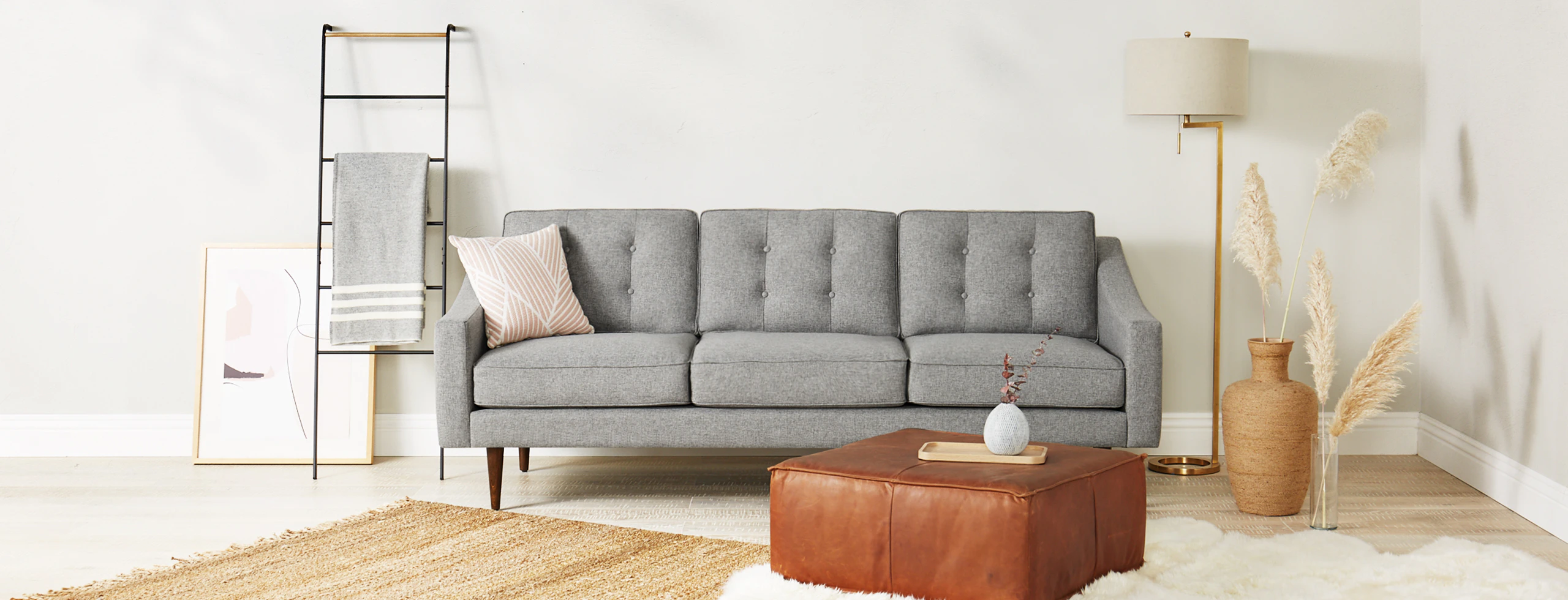 Holloway Sofa Taylor Felt Grey