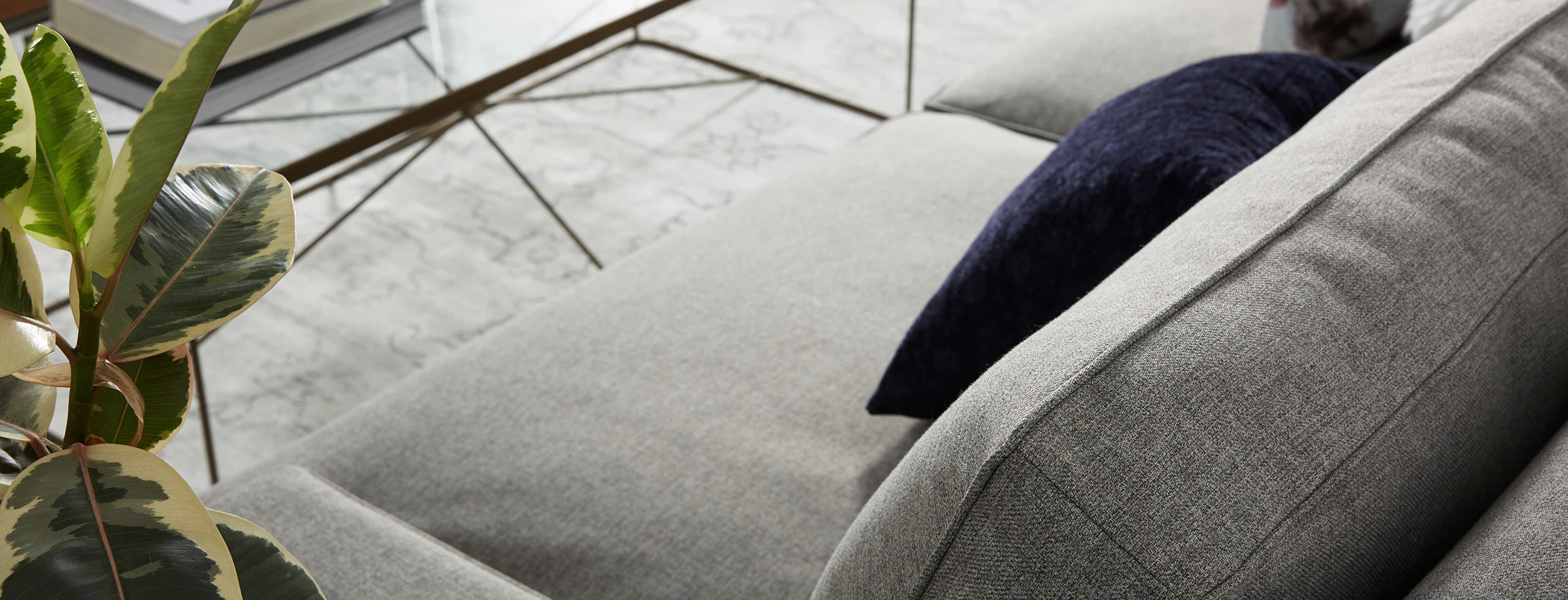 Presley Sofa Taylor Felt Grey