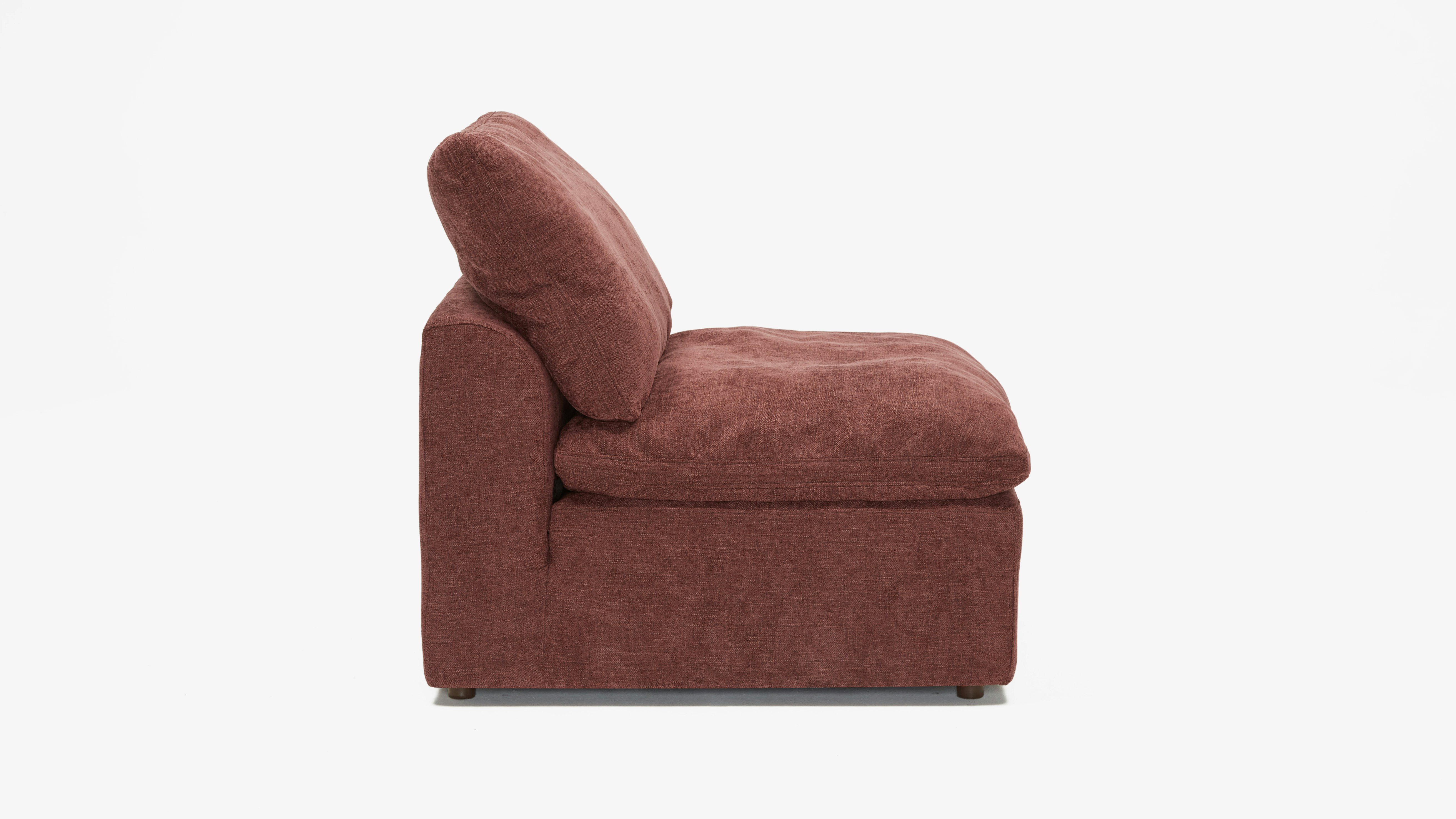 Bryant Armless Chair Milo Burgundy