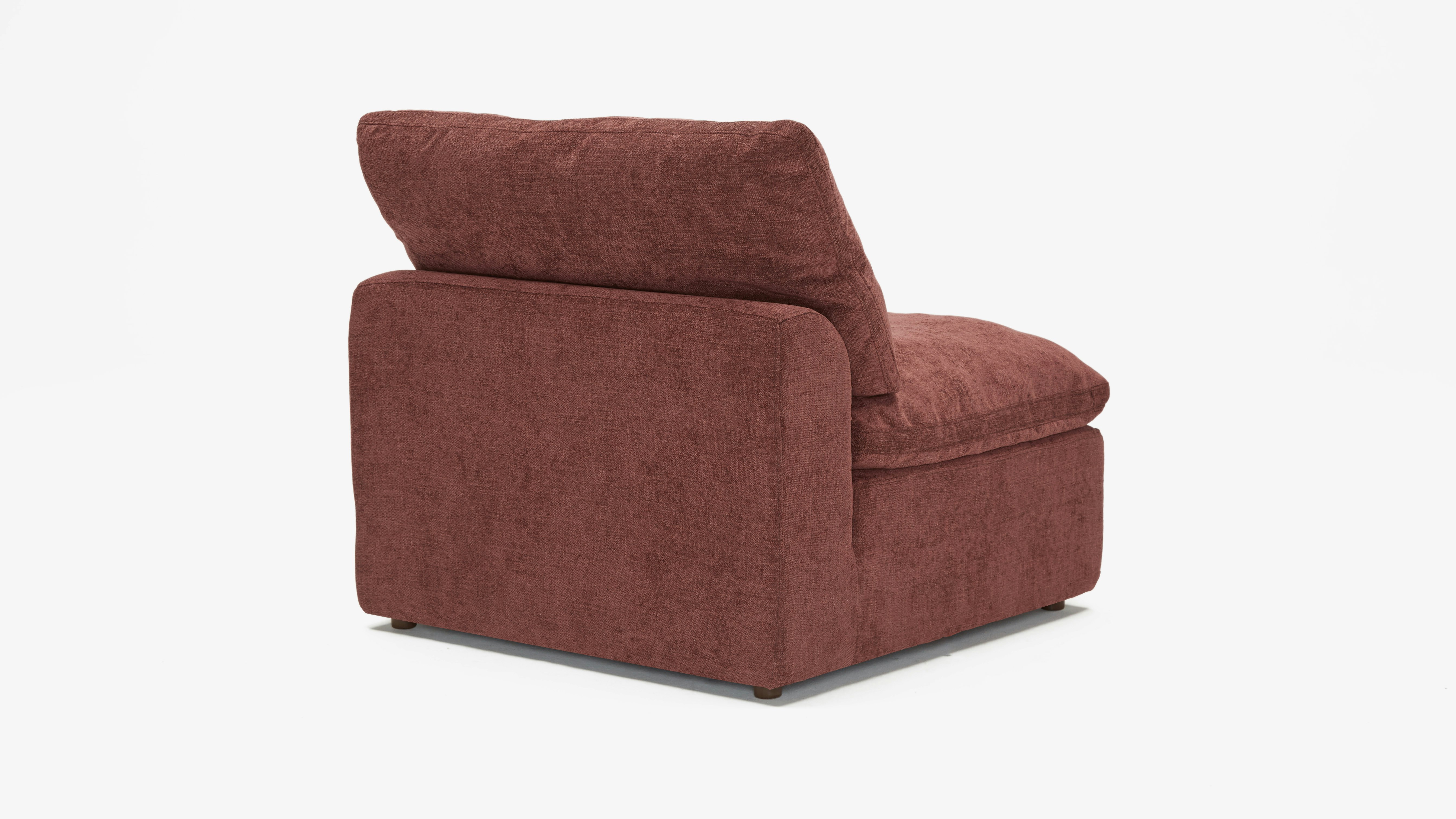 Bryant Armless Chair Milo Burgundy